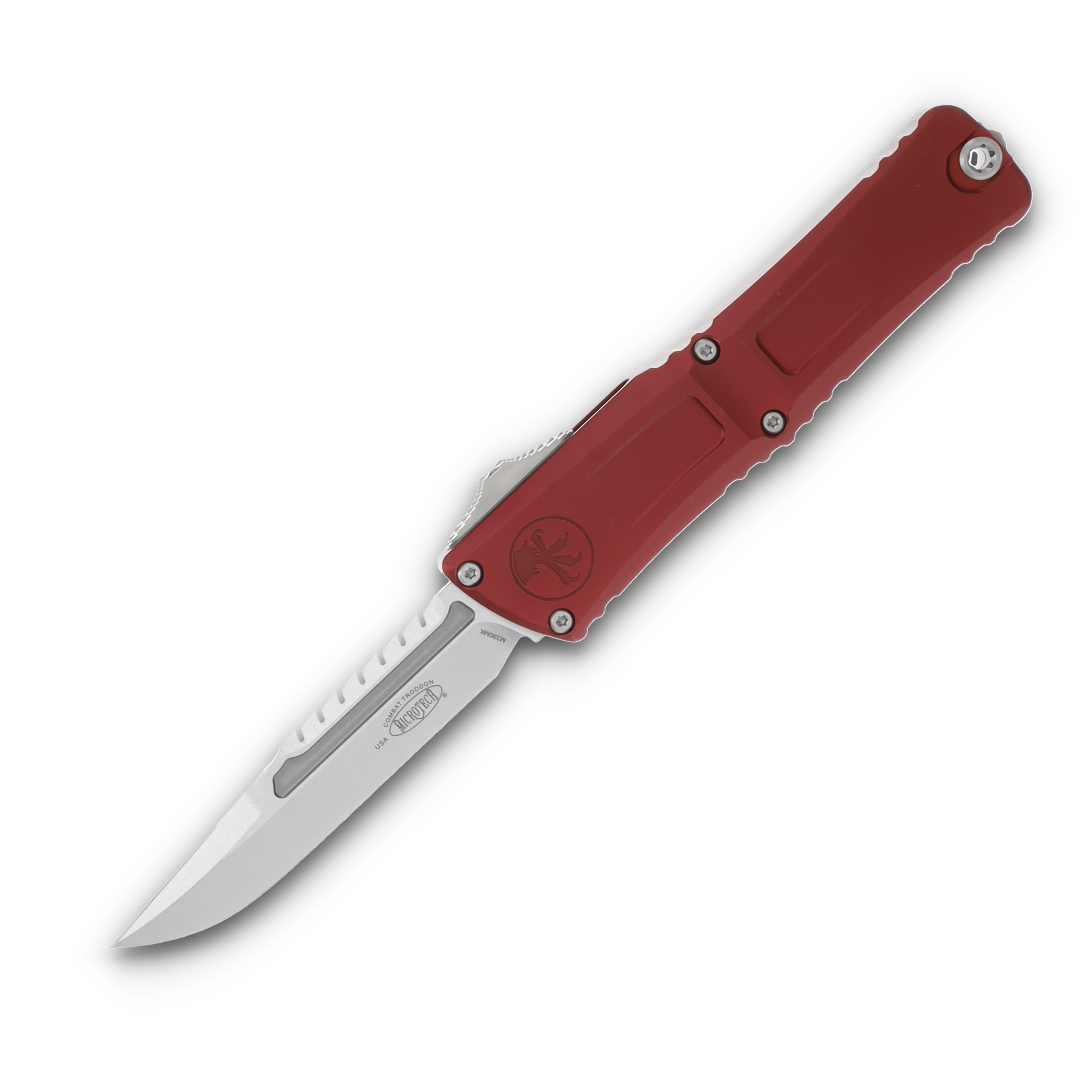 Microtech Combat Troodon Interceptor Gen III SS Merlot 4.0in Stonewash Blade AUMT121710MRS View 1