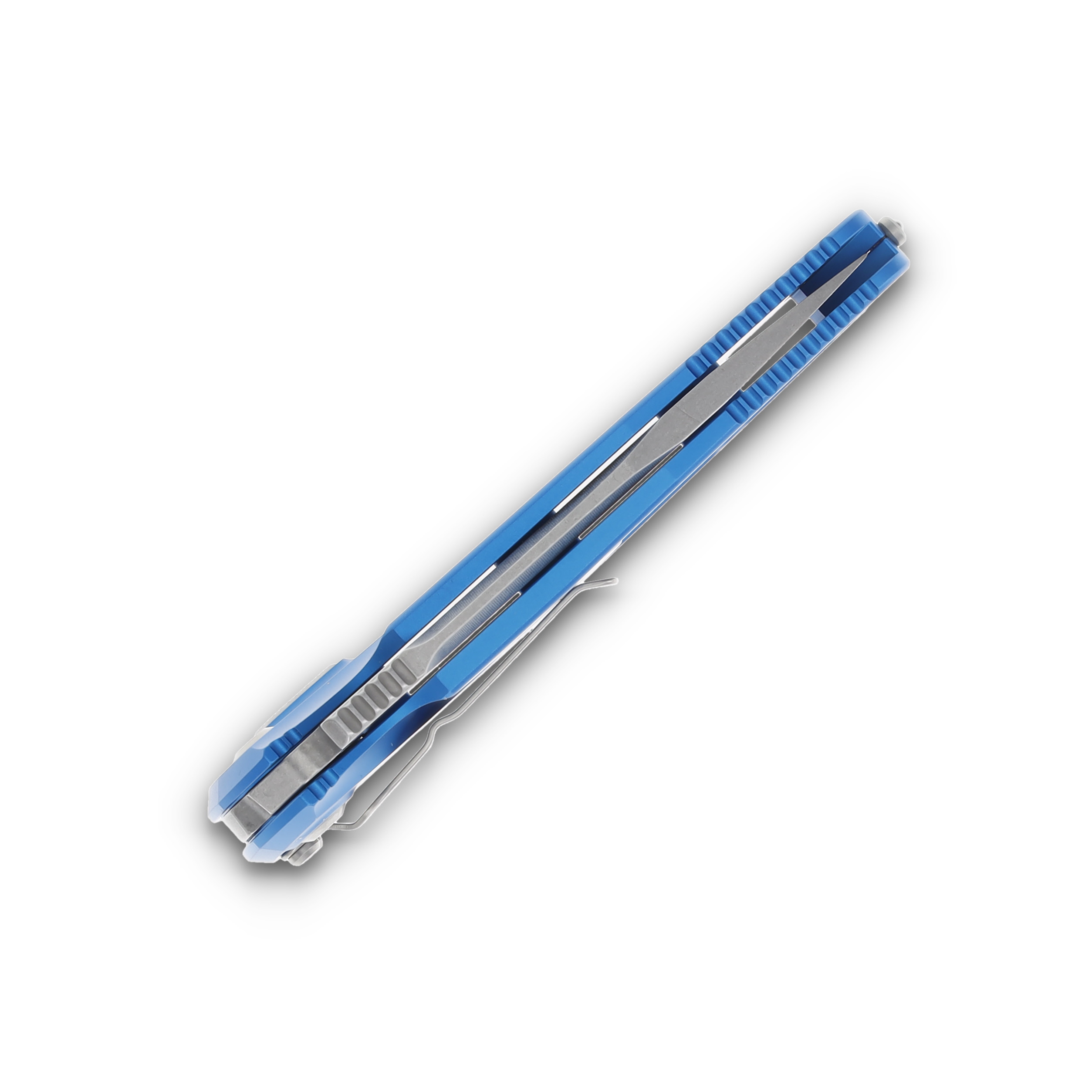 Microtech Socom Elite Auto Knife Blue 3.98in Stonewash PS Clip Point AUMT160A11BL View 6