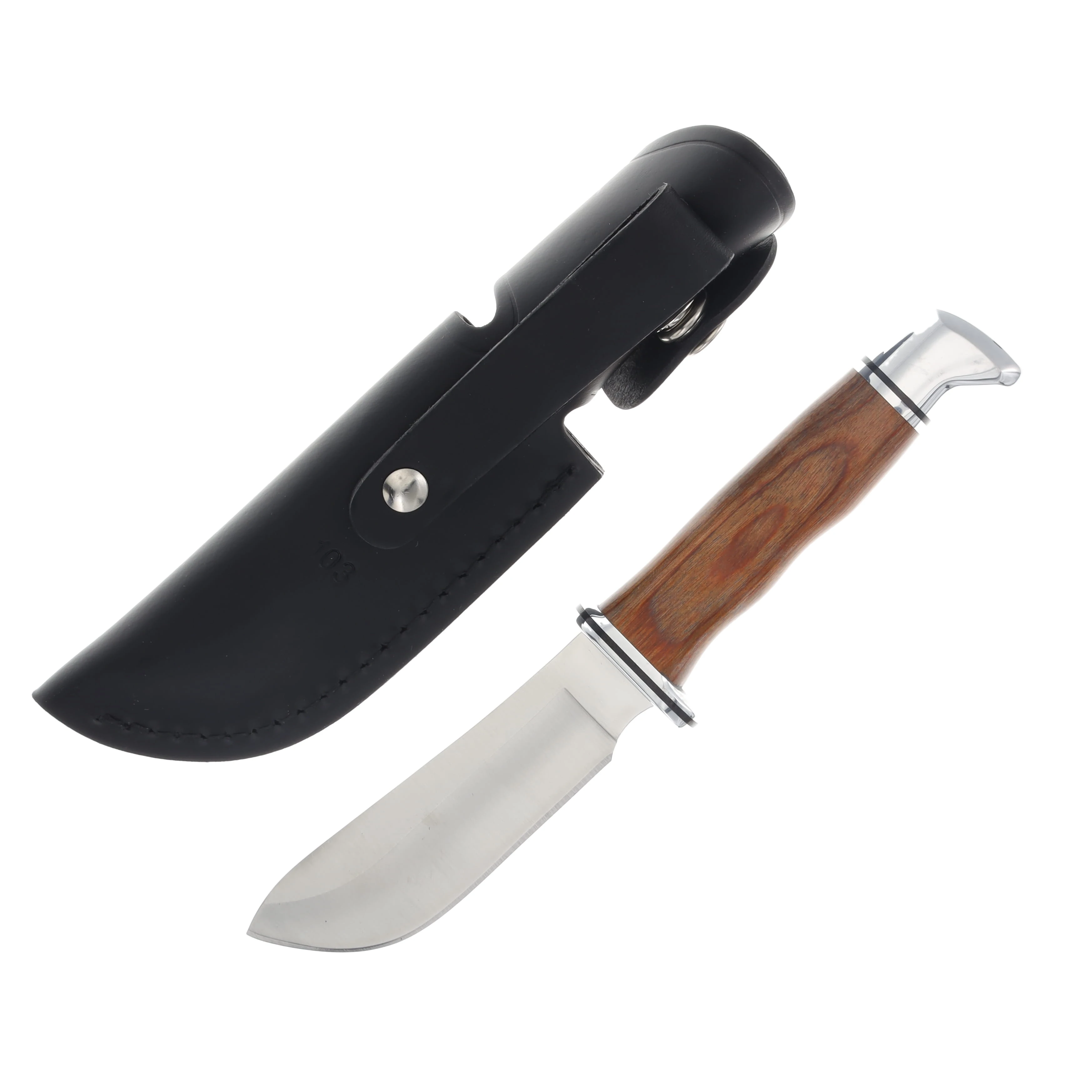 Buck Heritage Series 103 Skinner Fixed Blade Knife 4in Plain Satin Skinner BU14188 View 1