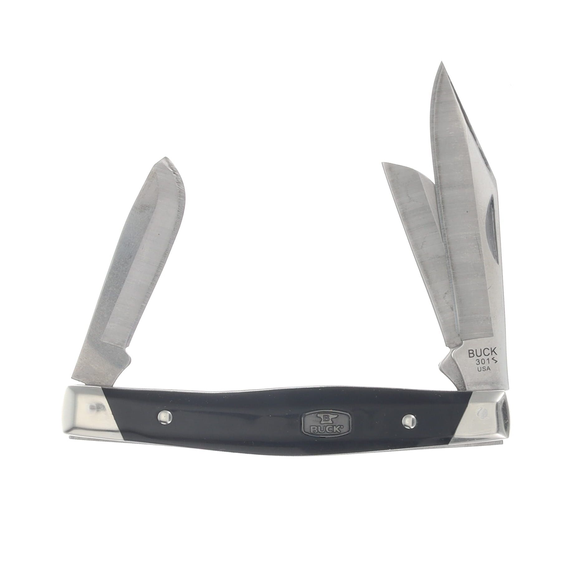 Buck Stockman Folding Knife Black Boxed BU14104 View 1