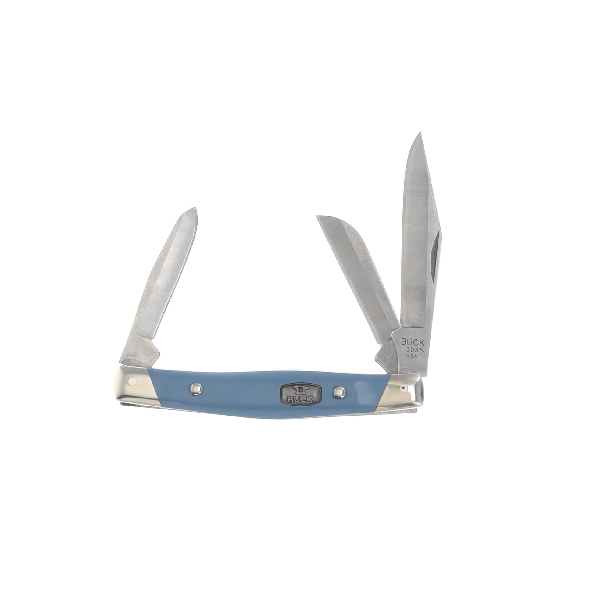 Buck Cadet Folding Knife Blue Boxed BU14118 View 1
