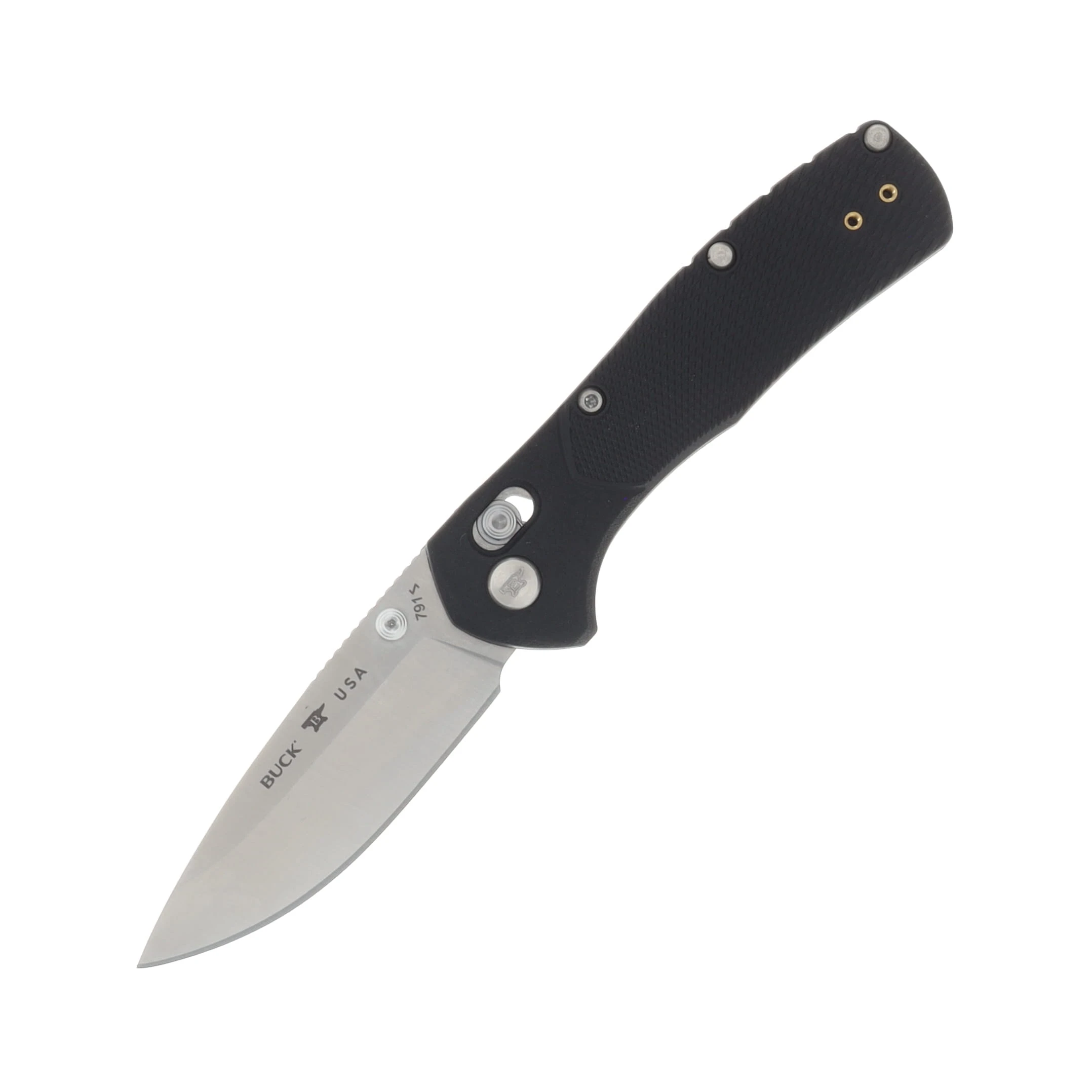 Buck Range Pro Folding Knife 3.37 Inch Plain Satin Drop Point BU13918 View 1