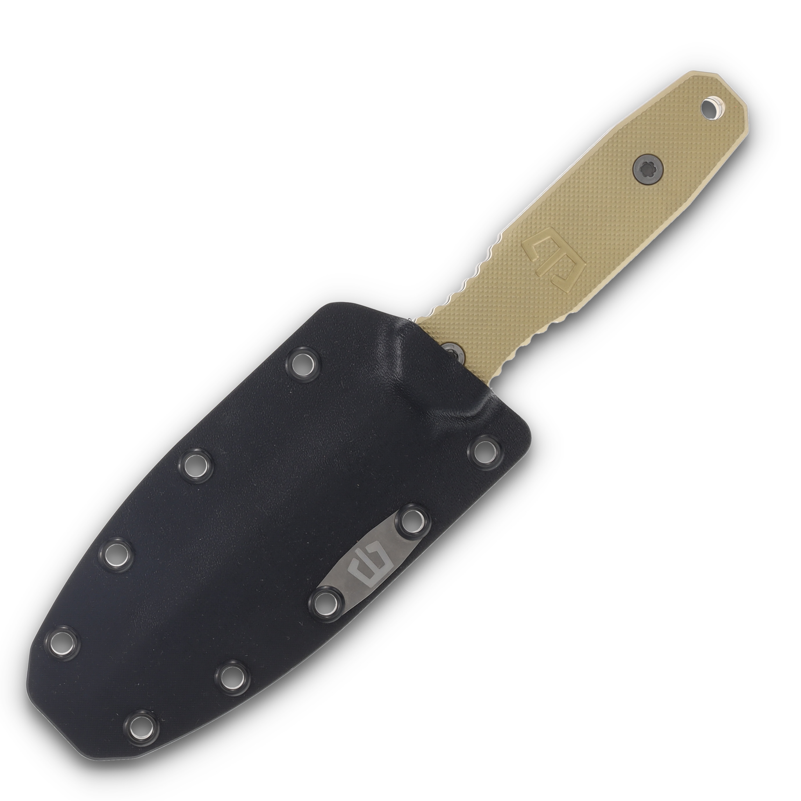 Blackside Customs Phase 7SDM. 154CPM Graymatter, Brass handle BSCP7SDMBRGM View 8