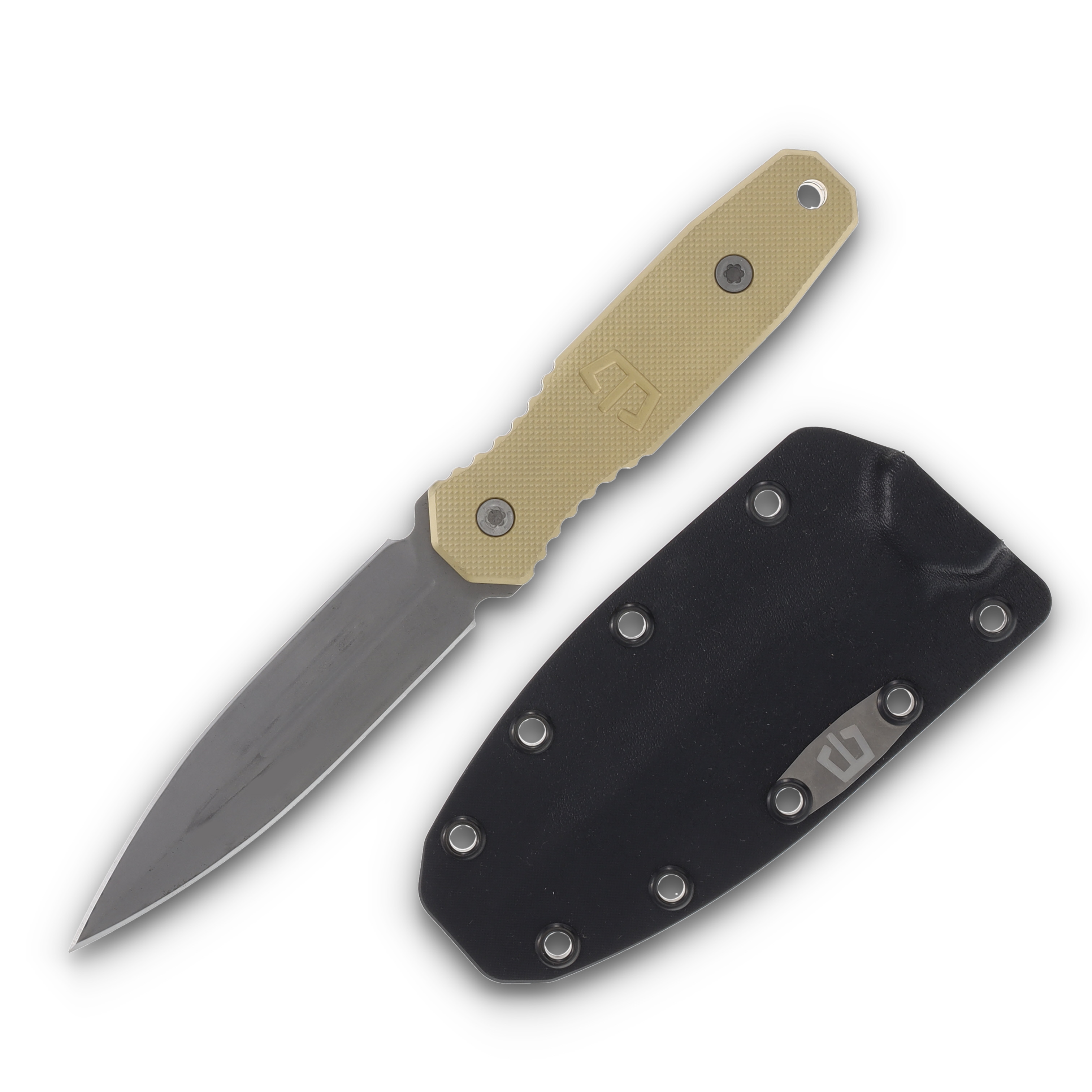 Blackside Customs Phase 7SDM. 154CPM Graymatter, Brass handle BSCP7SDMBRGM View 1