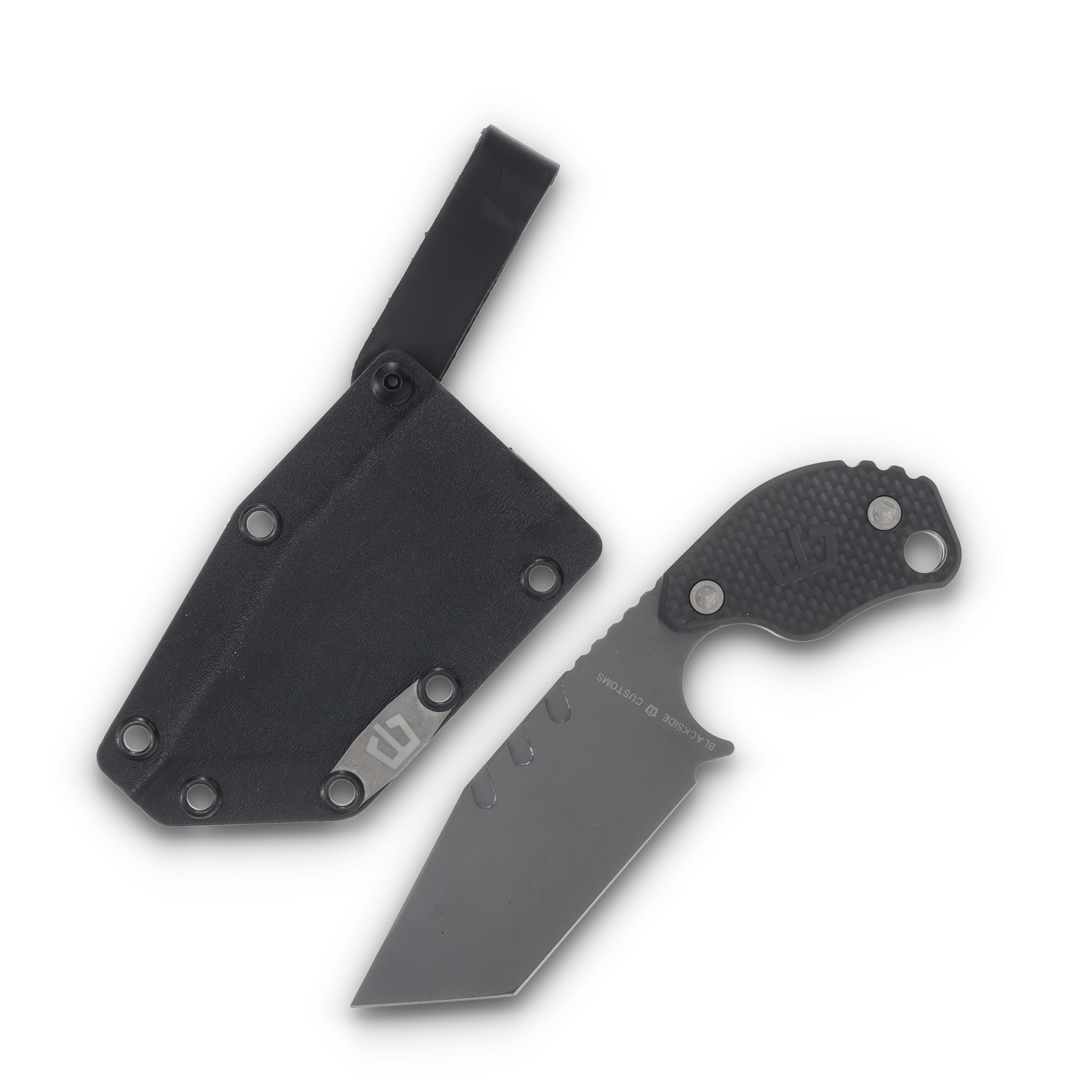Blackside Customs SLCC. Magnacut, Carbon Fiber, Ttianium handle BSCSLCCCF View 1