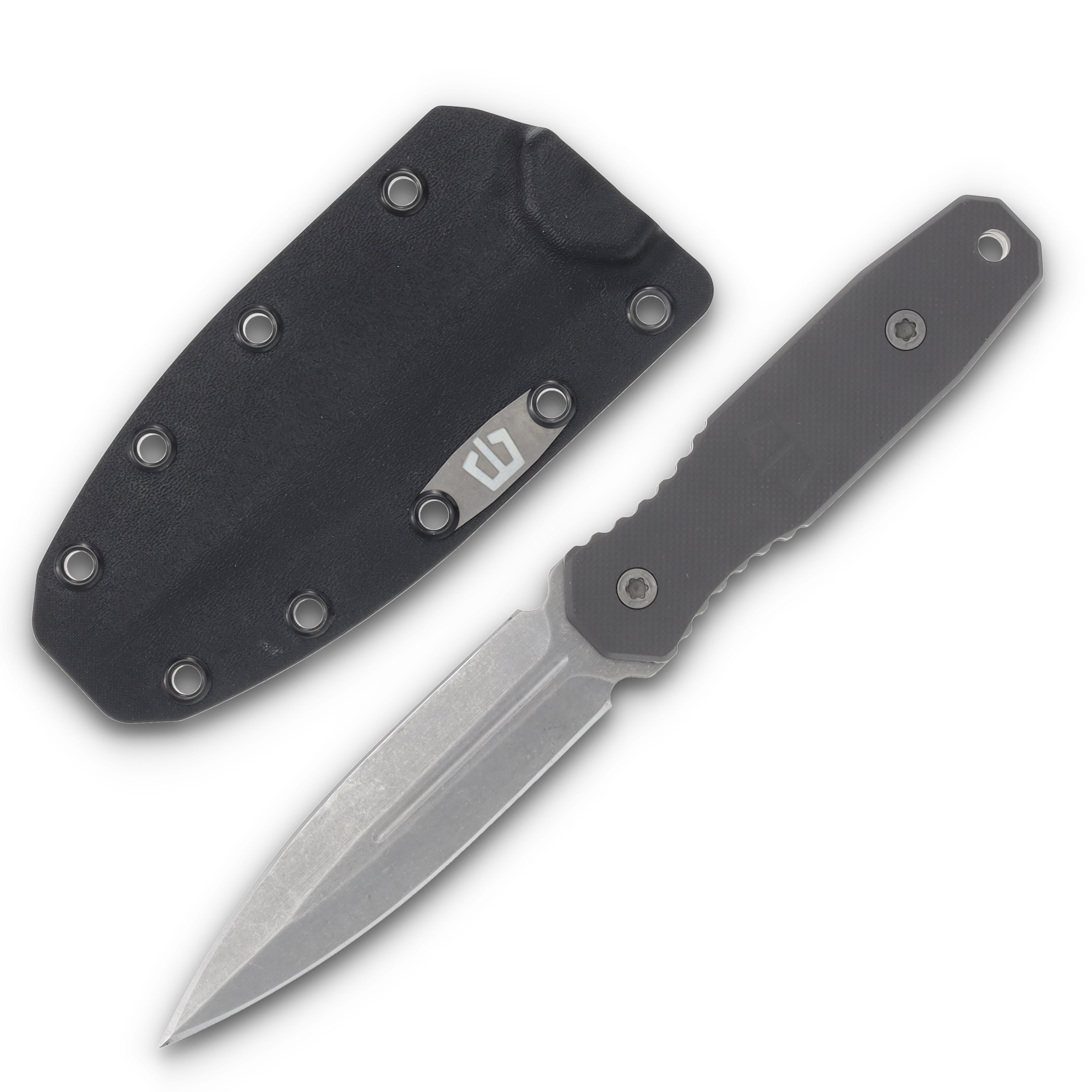 Blackside Customs Phase 7SDM. 154CPM Stonewashed, Titanium handle Graymatter finish BSCP7SDMSWTI View 1