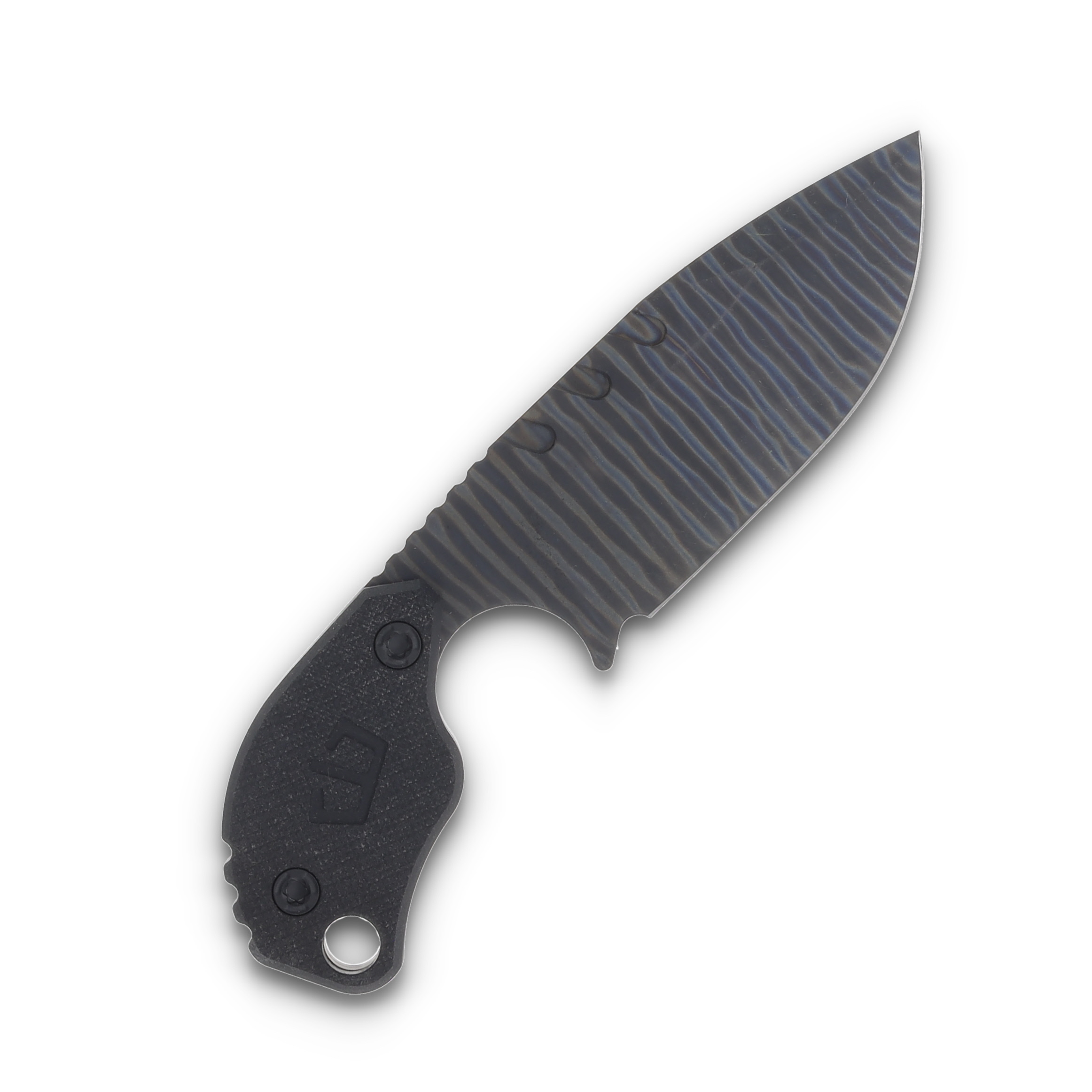 Blackside Customs SLCC 3.75 Inch Plain Strider Flamed Drop Point BSCSLCCFLM View 4