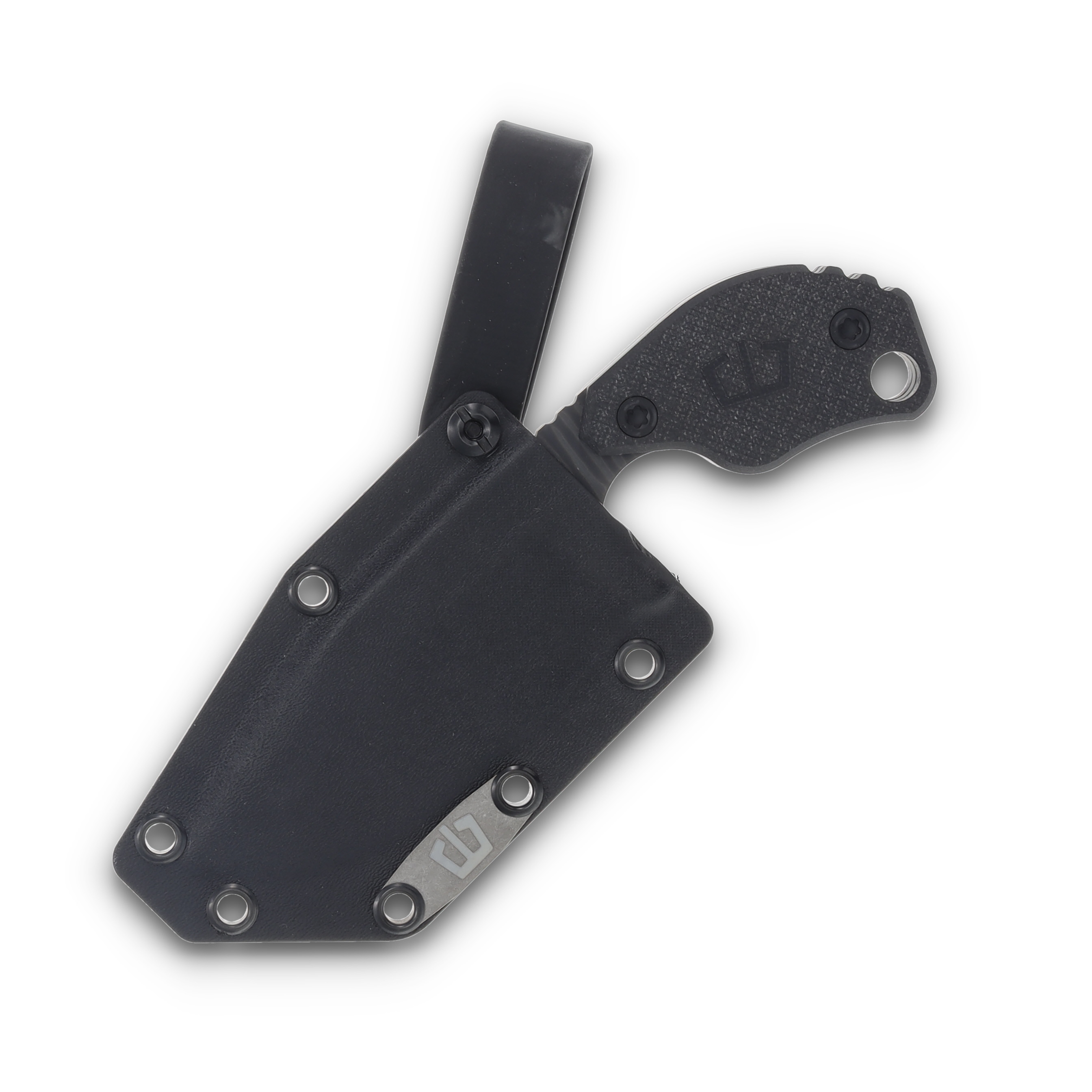 Blackside Customs SLCC 3.75 Inch Plain Strider Flamed Drop Point BSCSLCCFLM View 8