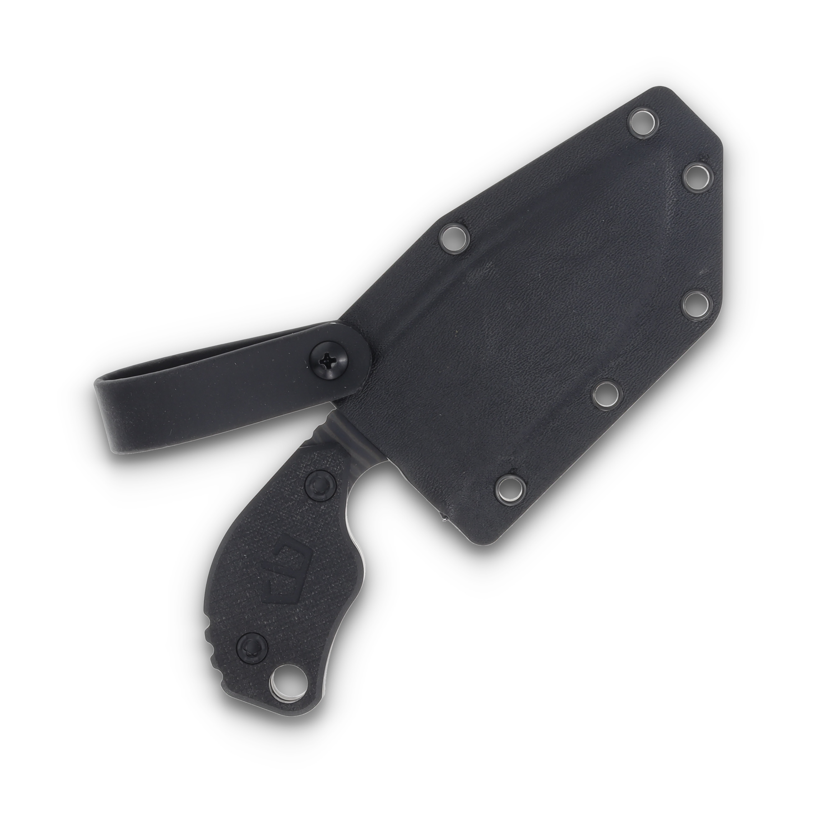 Blackside Customs SLCC 3.75 Inch Plain Strider Flamed Drop Point BSCSLCCFLM View 9