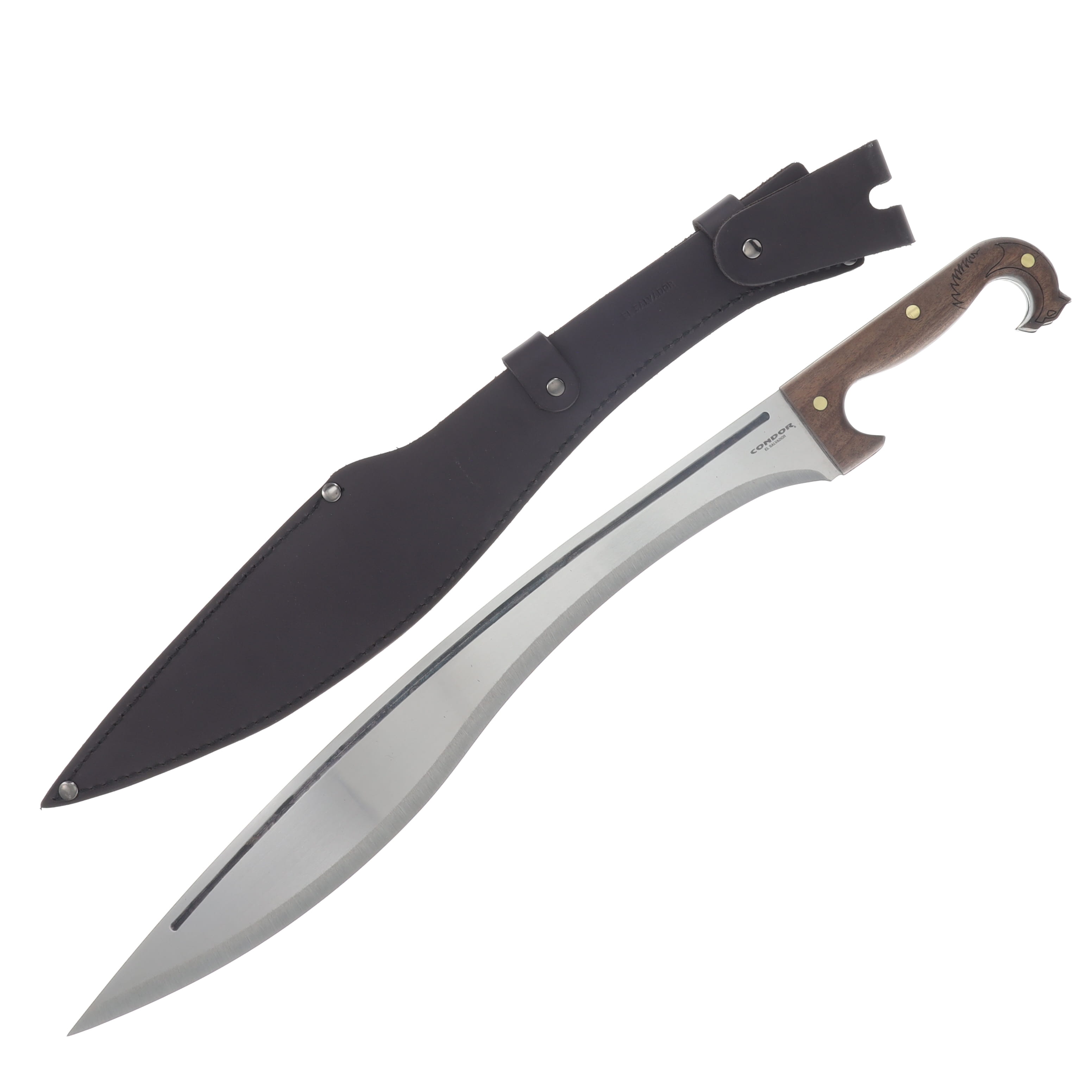 Condor Falcata Sword Walnut 20.04in Plain Edge Blade CTK60972 View 2