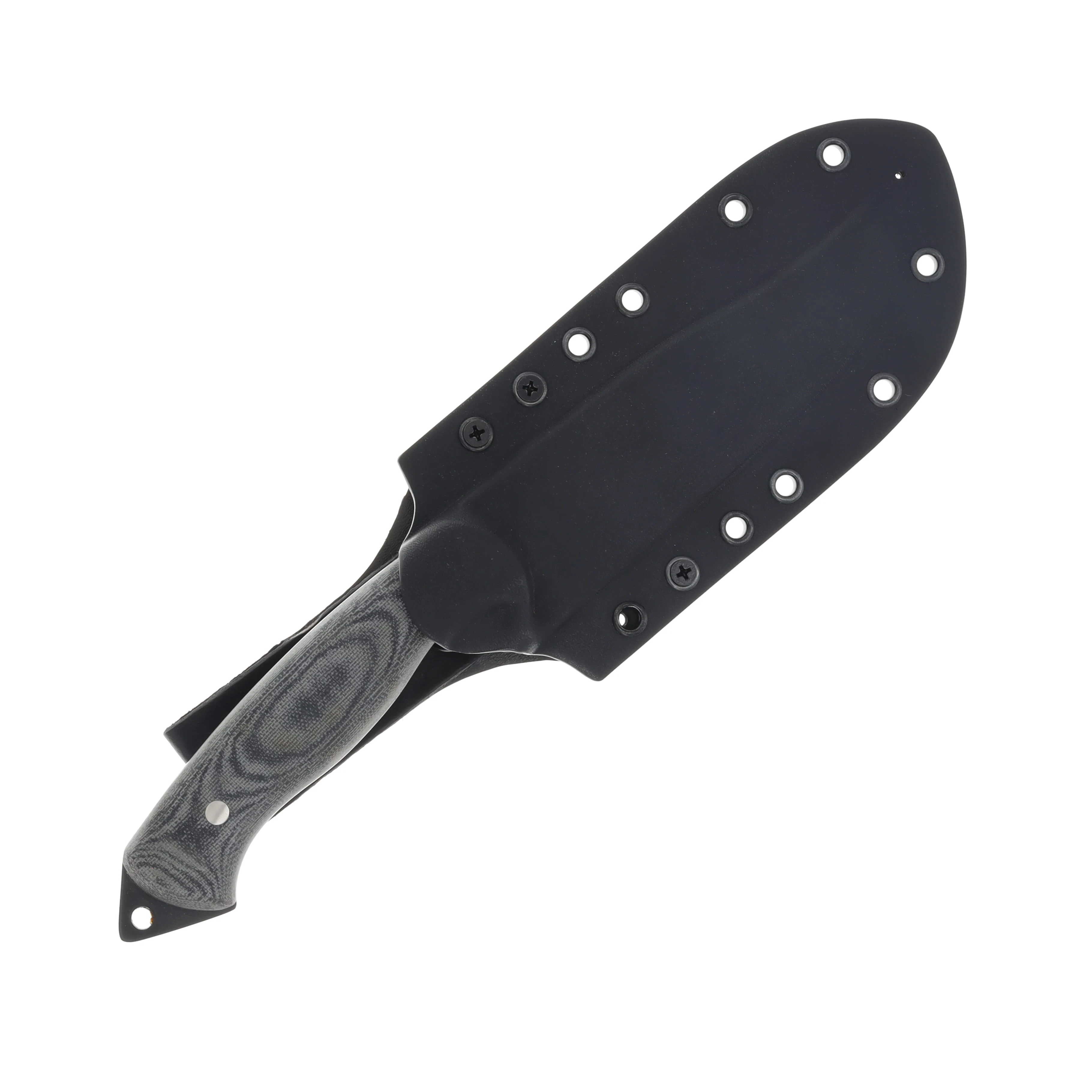 Condor Rough N Ready Fixed Knife 6.51in Plain Black Cerakote Clip Point CTK61755 View 4