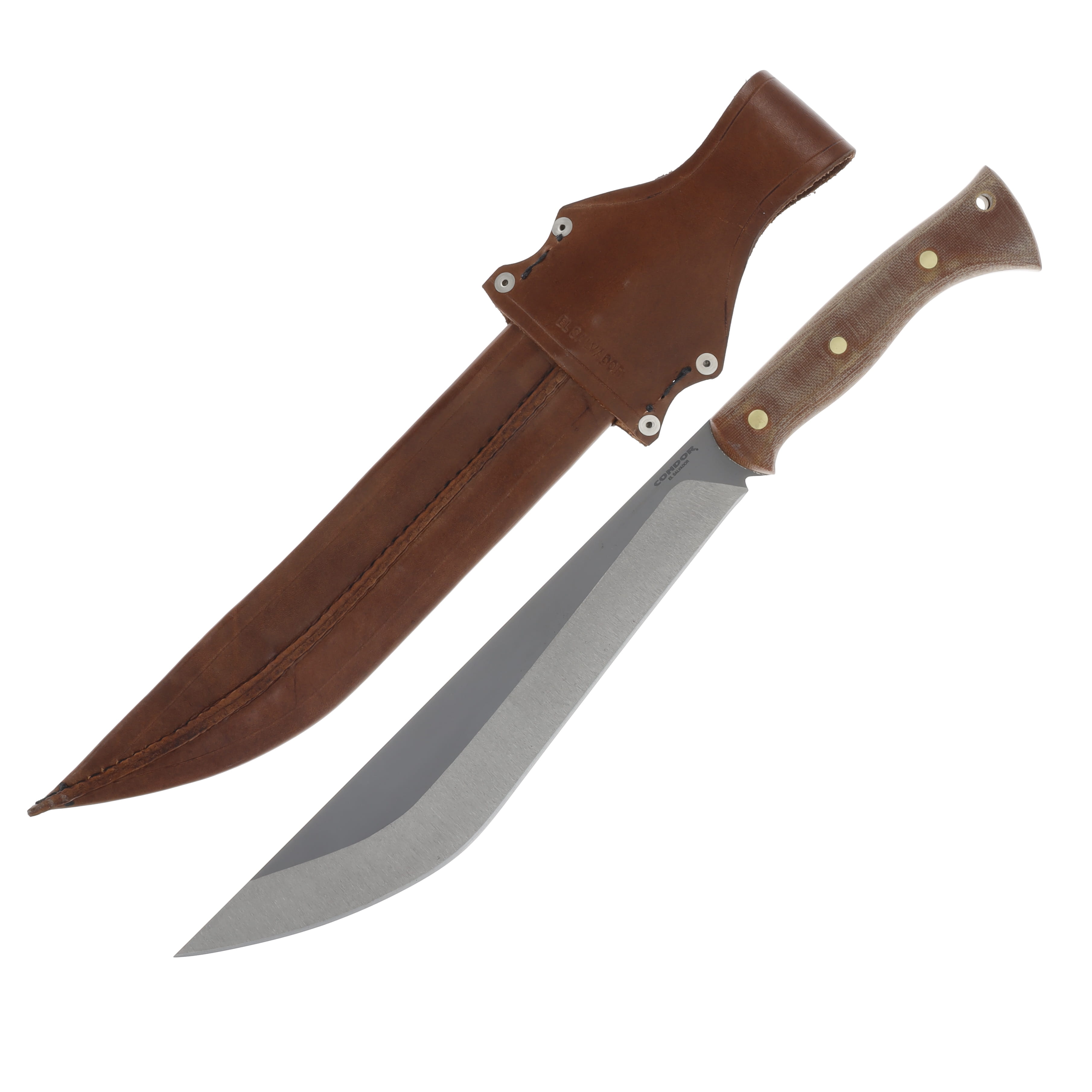 Condor Tool and Knife Hmong Machete Micarta 11.56 in Blasted Satin