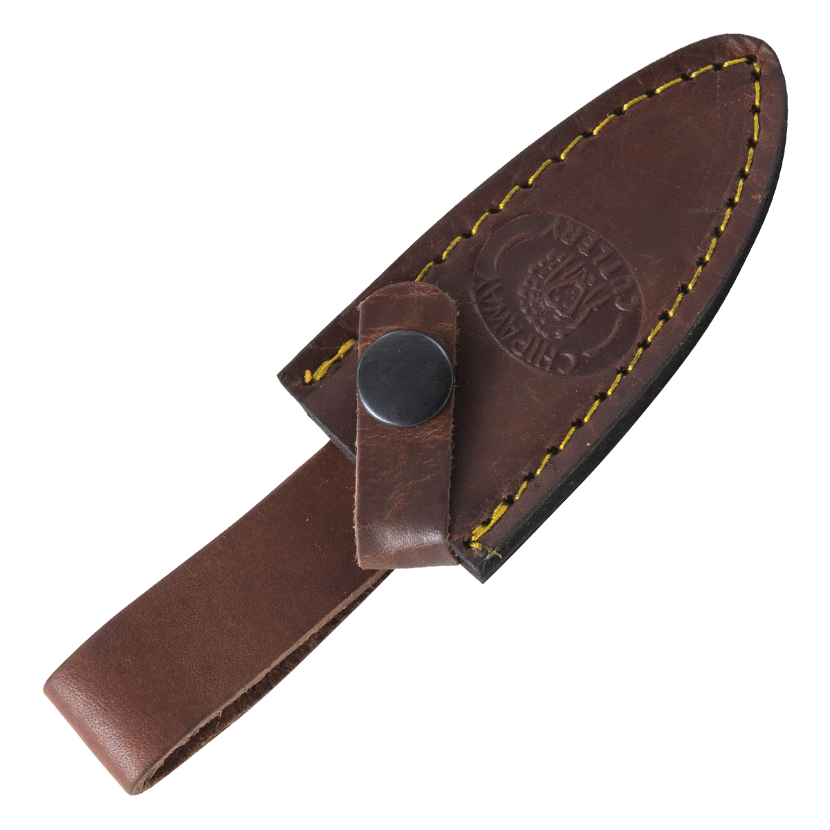 Frost Cutlery Chipaway Premium Grade Skinner Fixed Blade Brown Jigged Bone Handle FRCW9153 View 2
