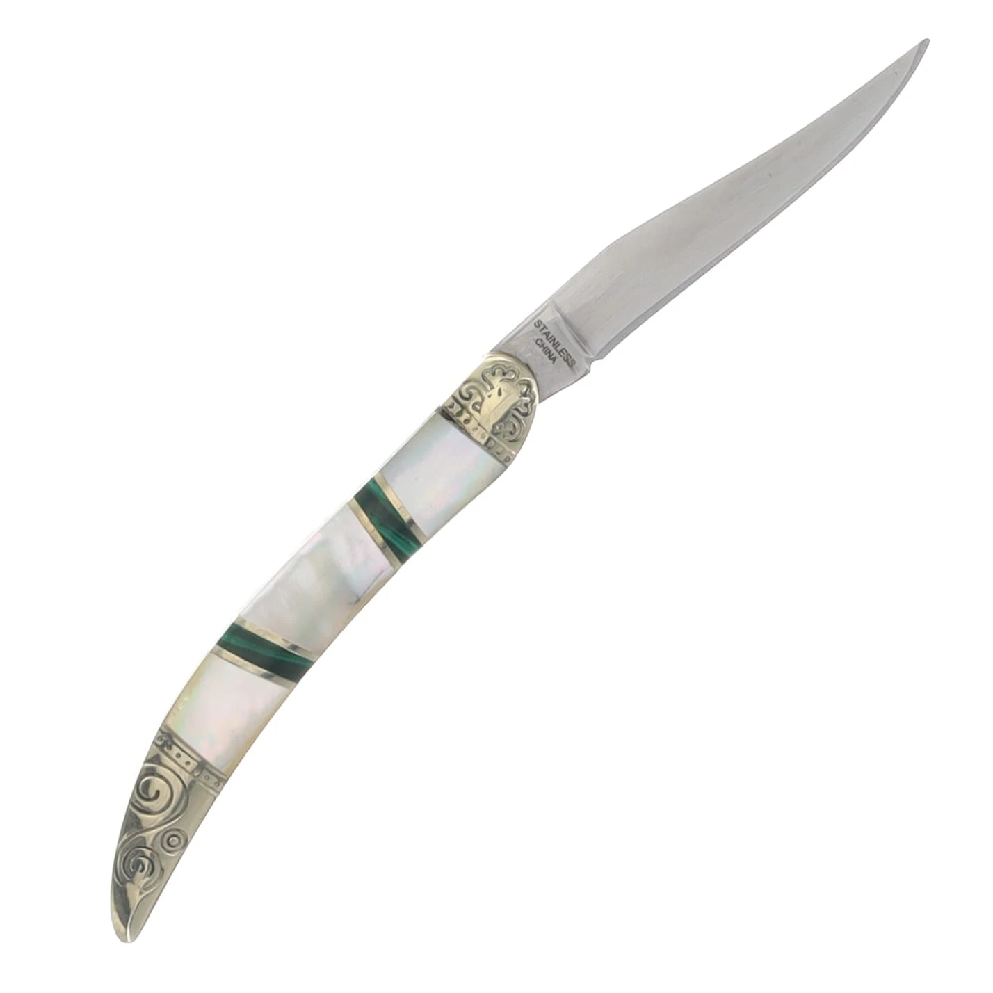 Szco Toothpick Folding Knife Mother Of Pearl 211594 View 2