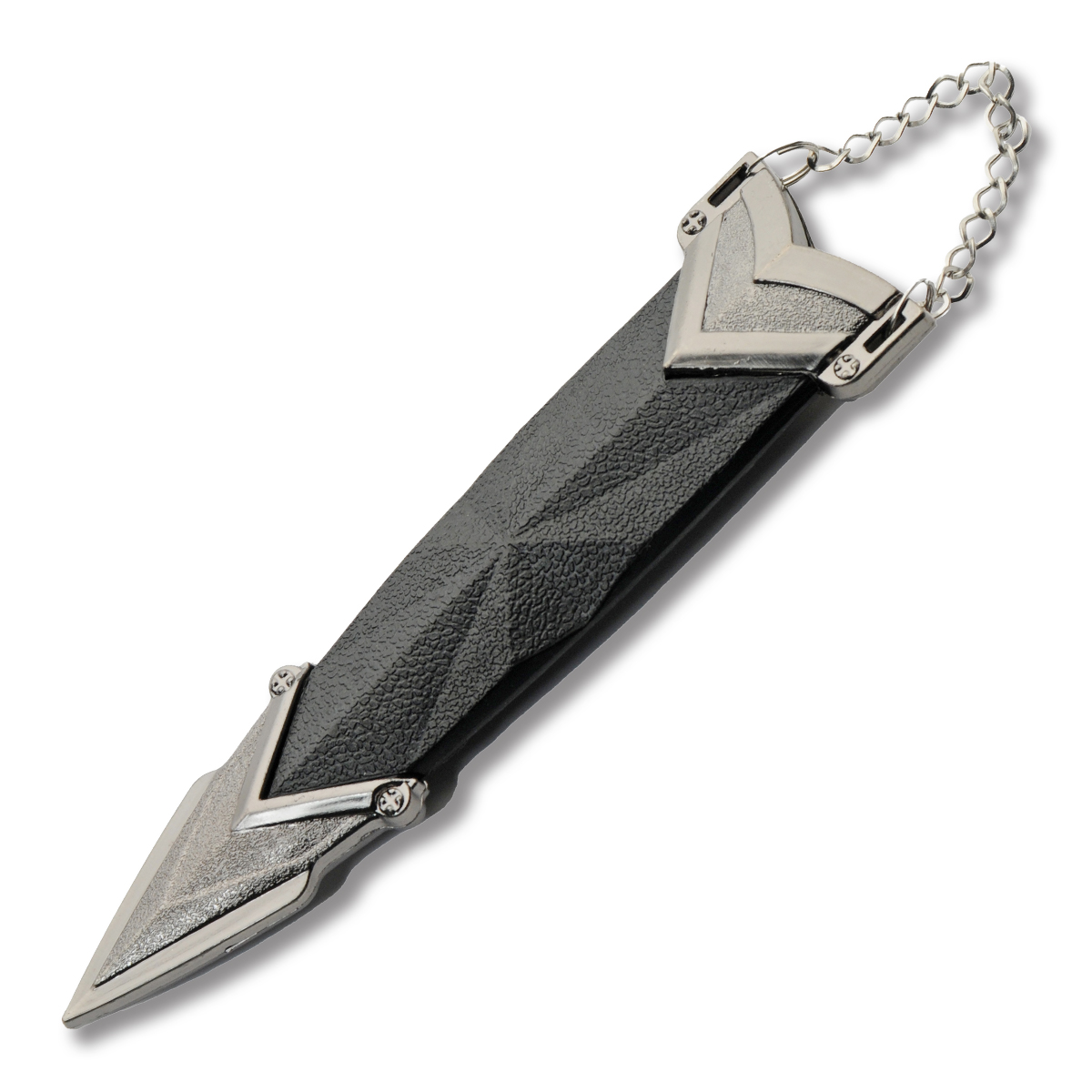 Szco Gothic Dagger Fixed Blade Black Zinc Alloy And ABS 211621 View 2