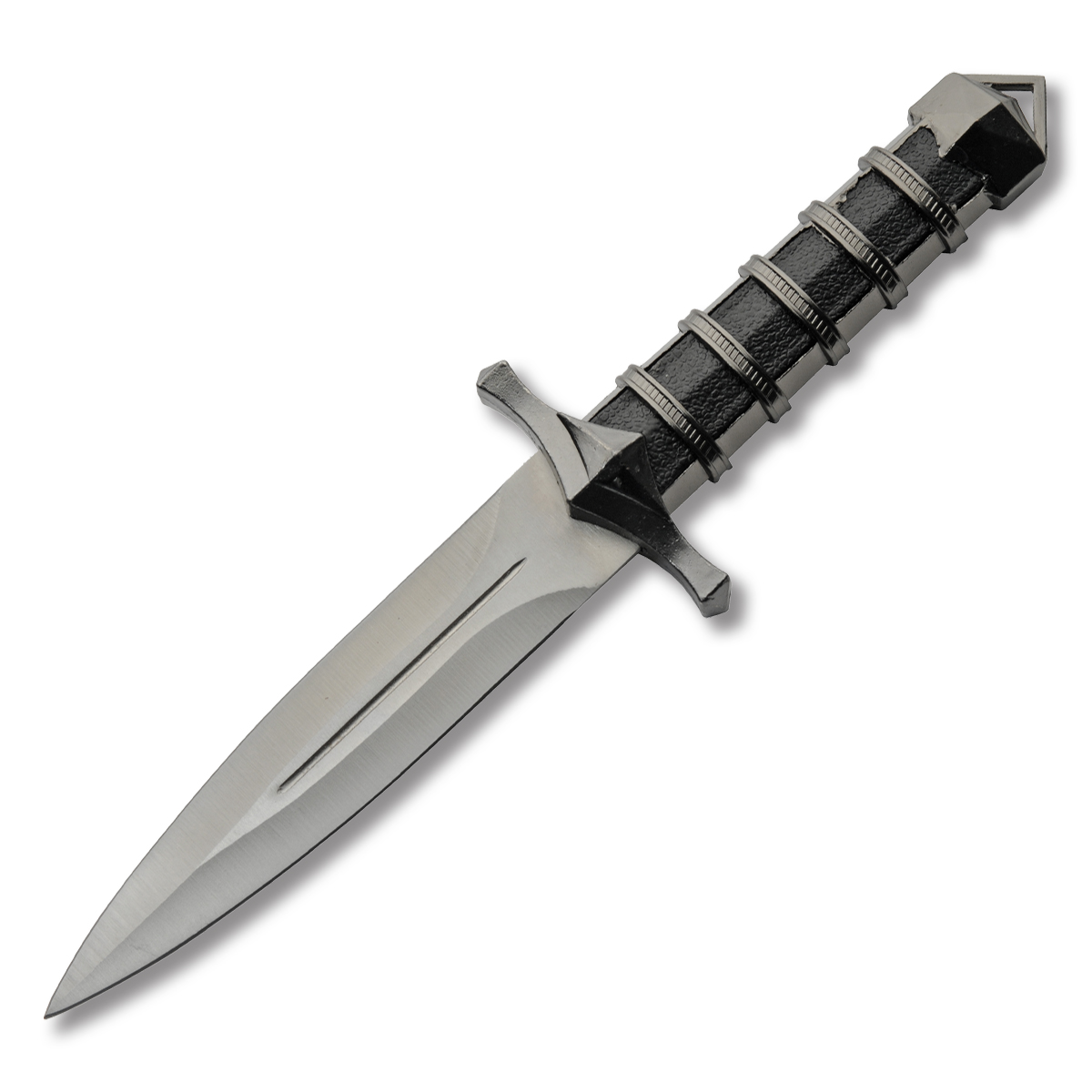 Szco Gothic Dagger Fixed Blade Black Zinc Alloy And ABS 211621 View 1