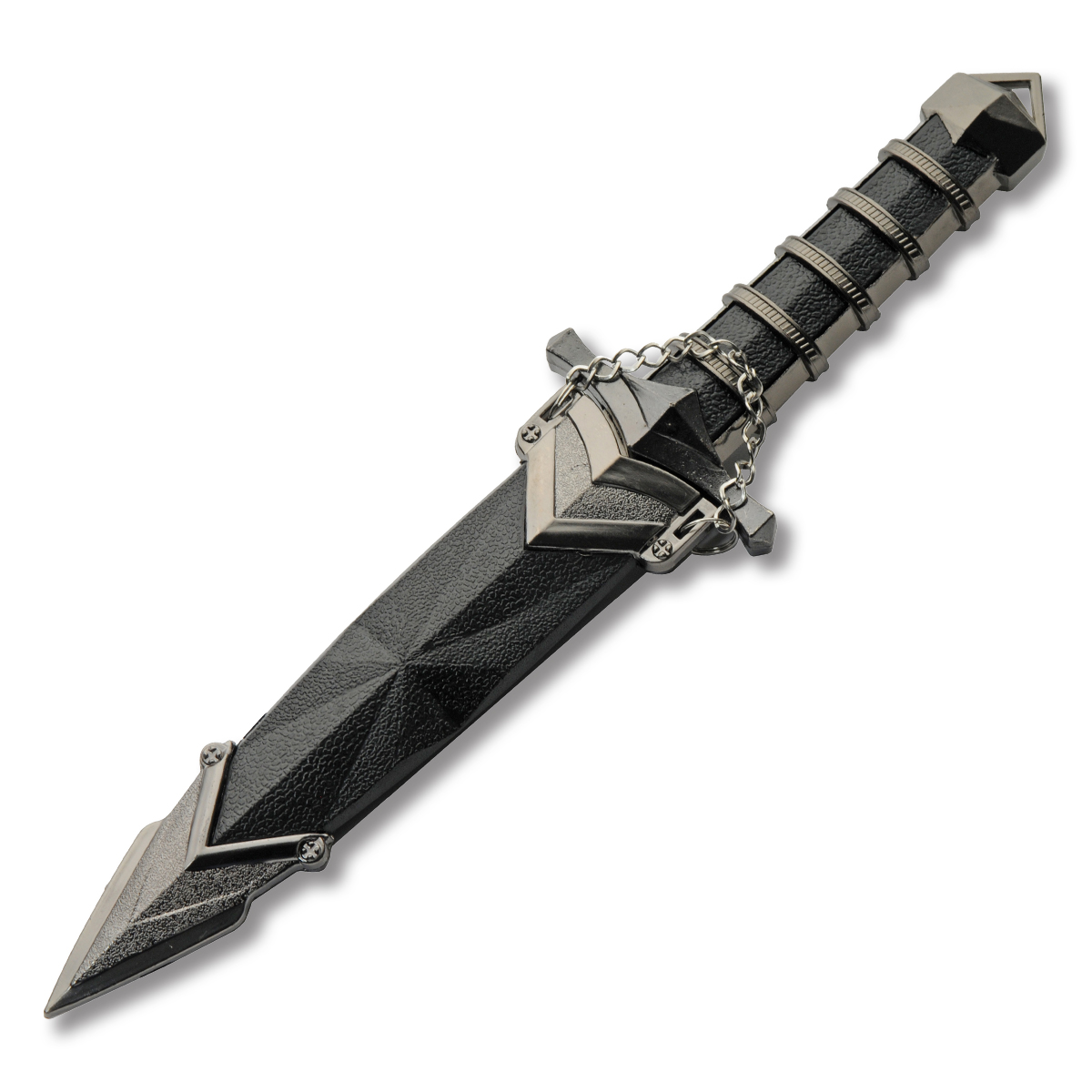 Szco Gothic Dagger Fixed Blade Black Zinc Alloy And ABS 211621 View 3