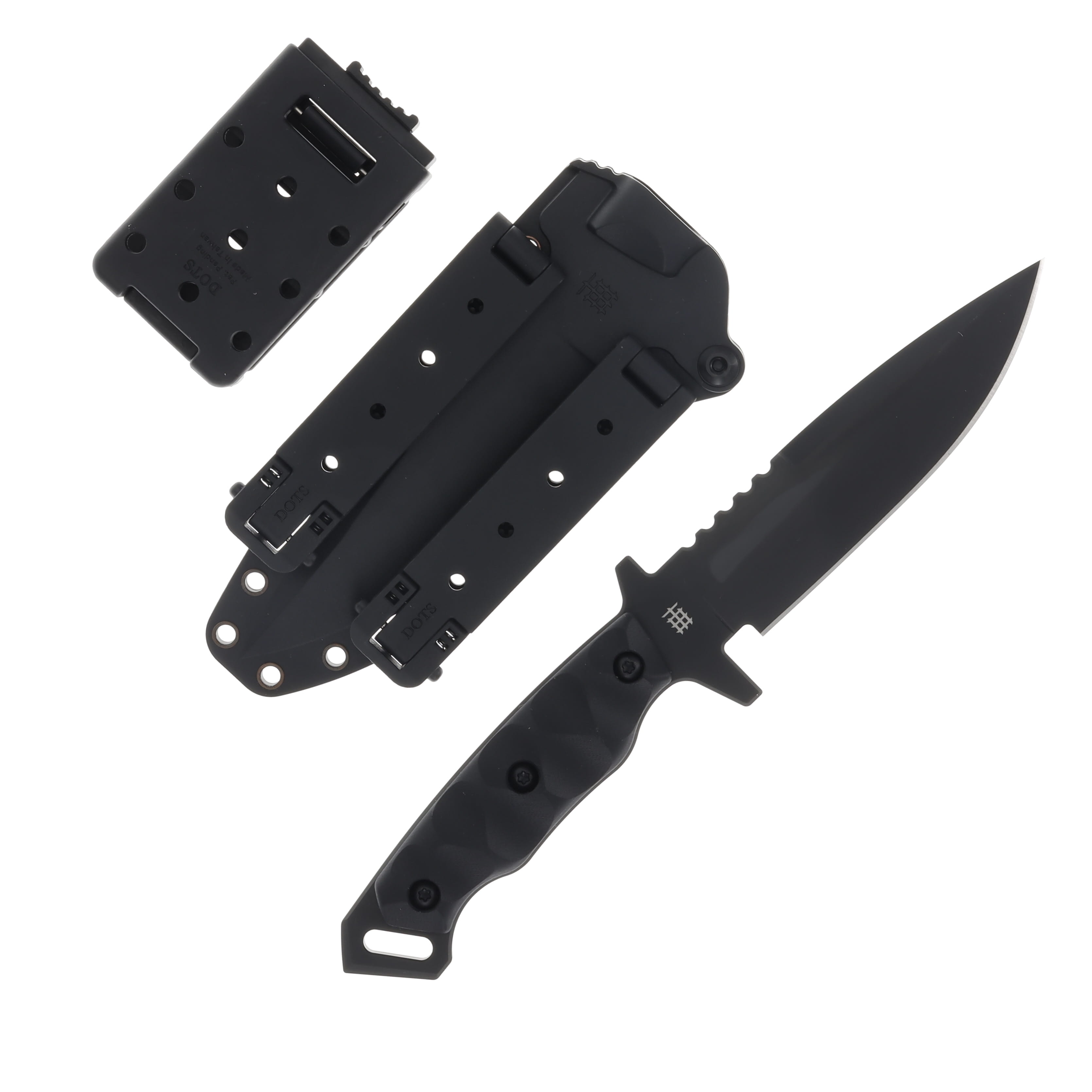 Halfbreed Blades Medium Infantry Knife Gen-2 Fixed Blade Black 5.31in Drop Point MIK03PBLKG2K340 View 2