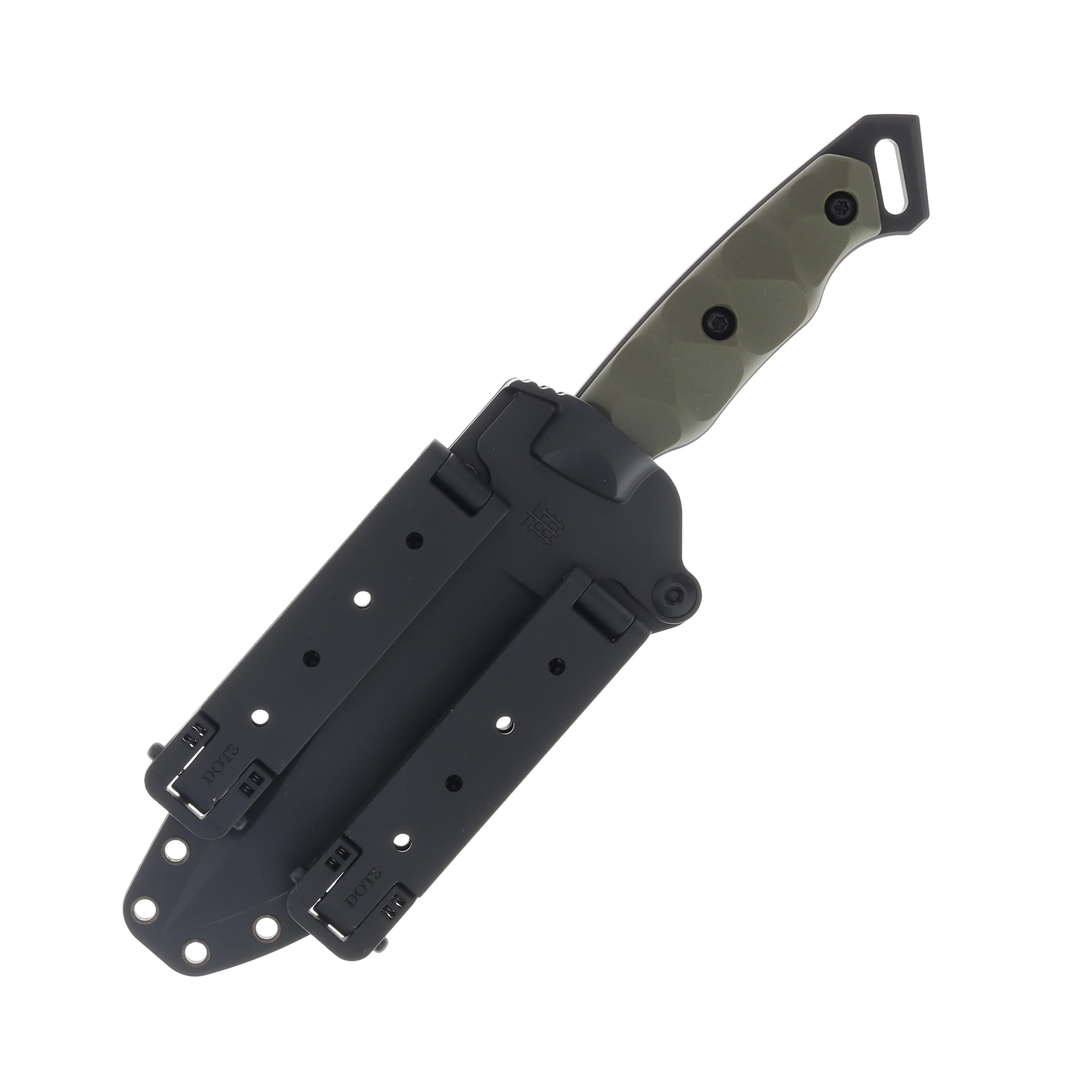 Halfbreed Blades Medium Infantry Knife Gen-2 Fixed Blade Ranger Green 5.31in PS Drop Point MIK03PSODG2K340 View 4