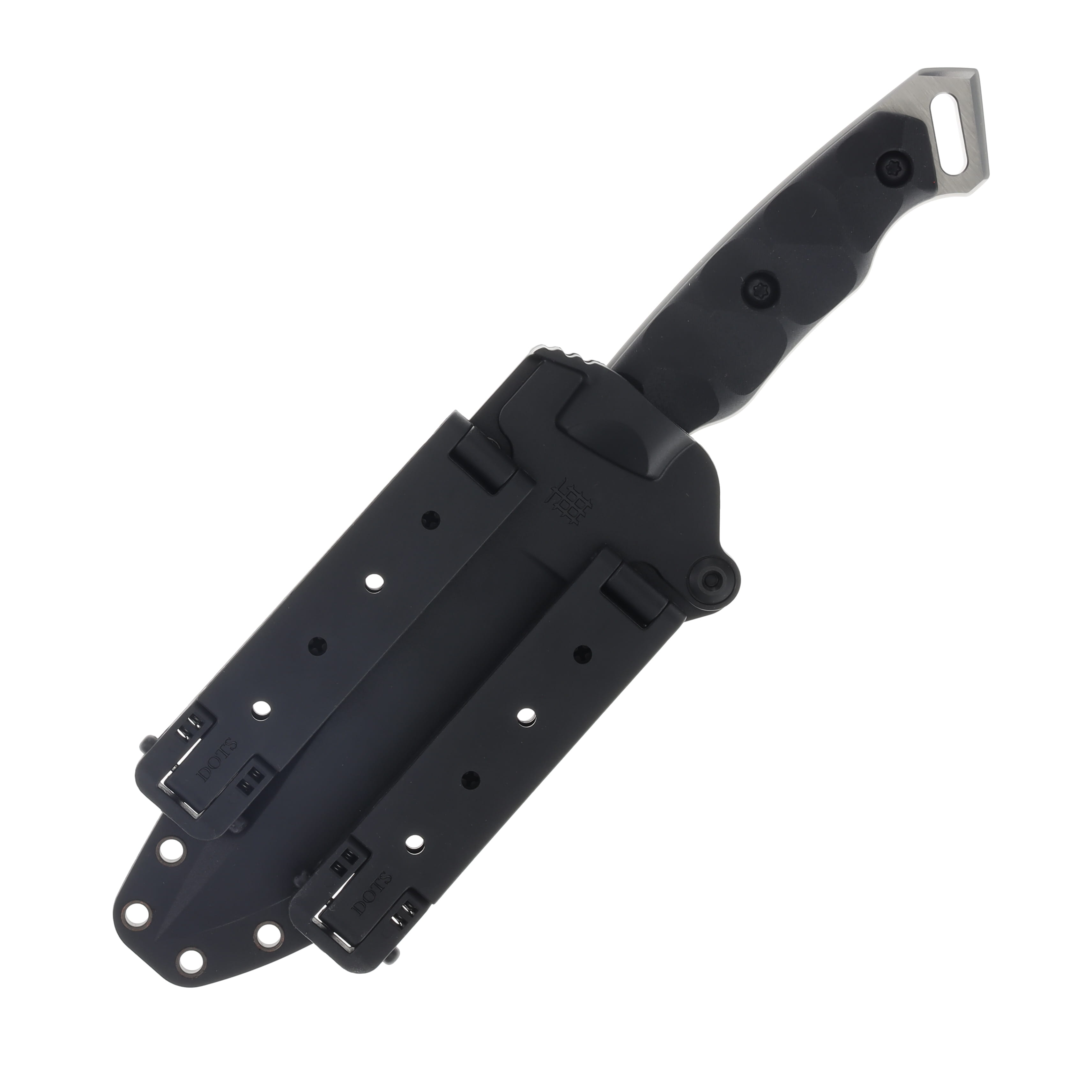 Halfbreed Blades Medium Infantry Knife Gen-2 Fixed Blade Black 5.31in Satin Drop Point MIK03PBLKG2VG10 View 4