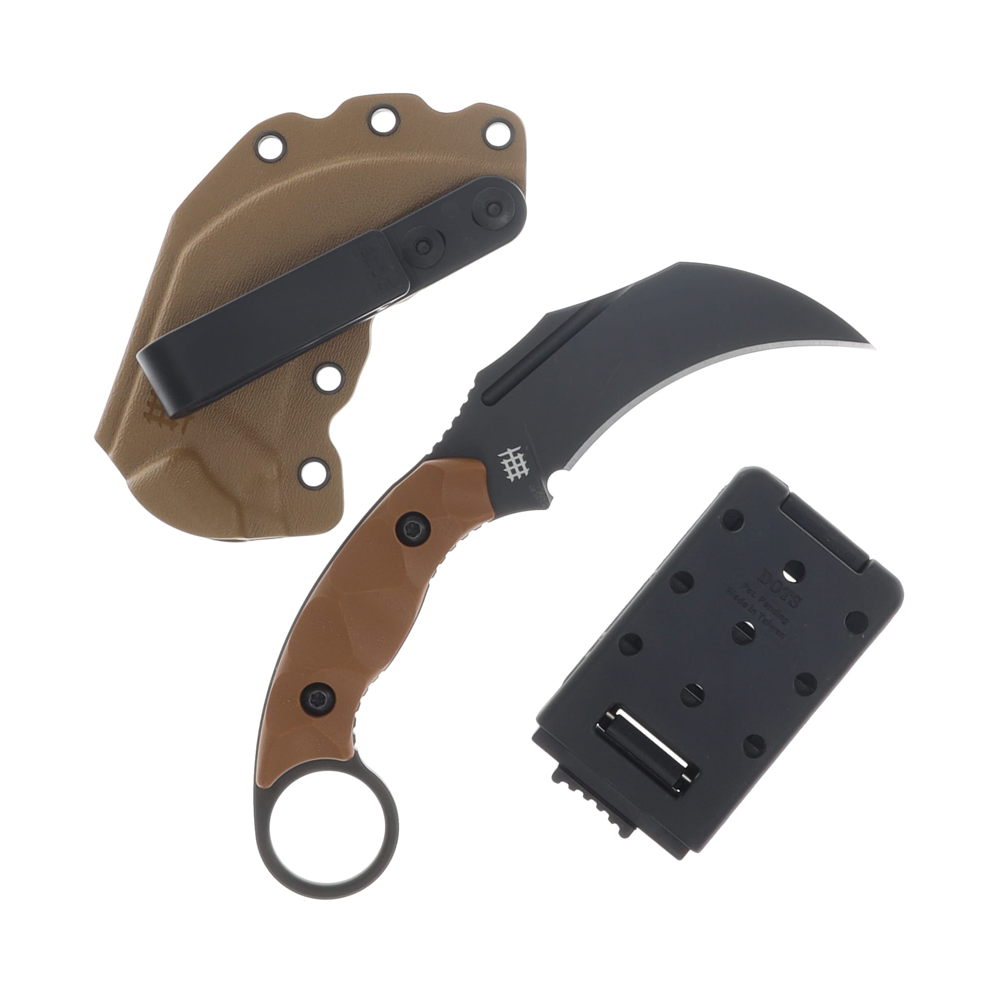 Halfbreed Blades Close Quarters Combat Talon Fixed Blade Plain Edge Dark Earth CQB02PDEK340 View 2