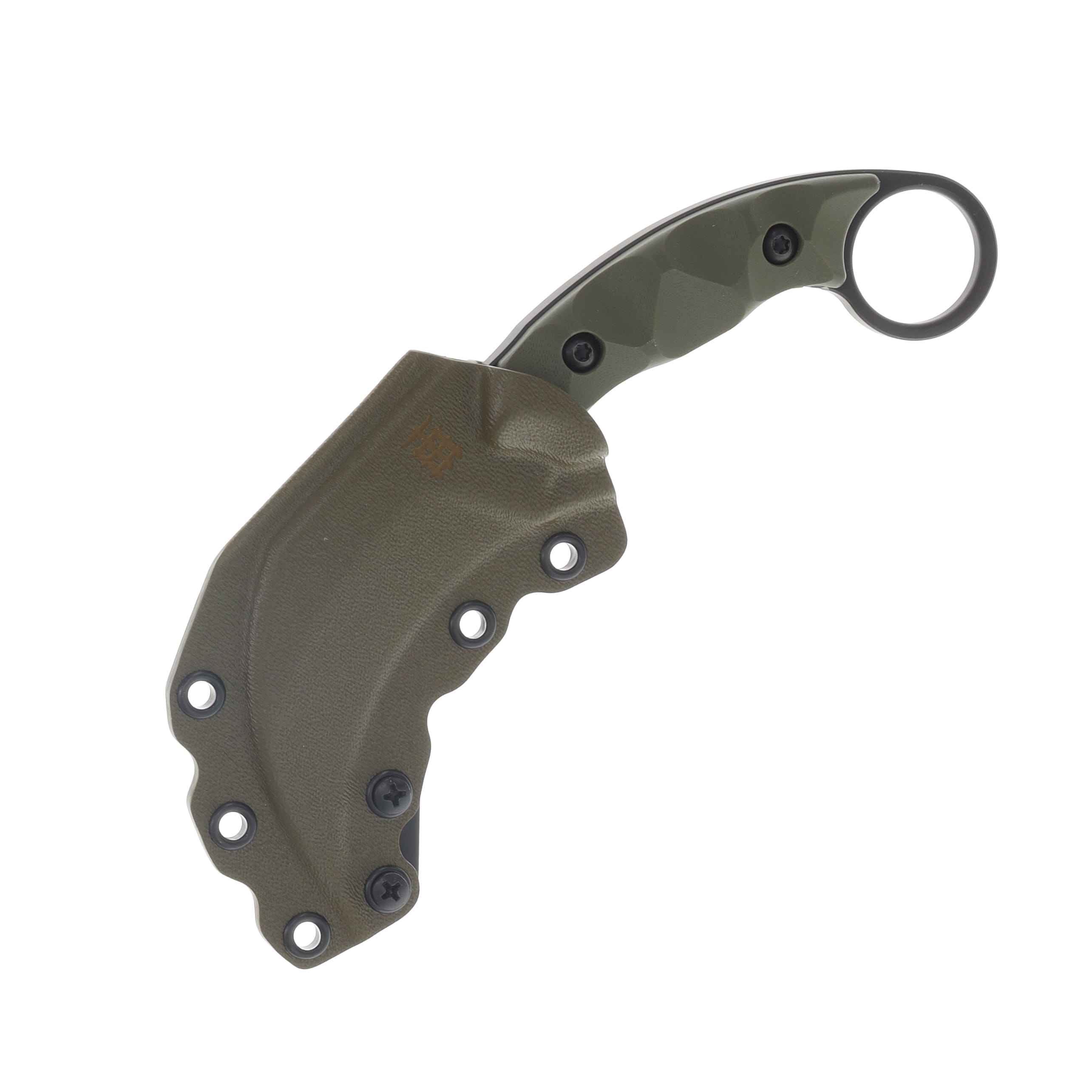 Halfbreed Blades Close Quarters Combat Talon Fixed Blade Plain Edge Ranger Green CQB02PODK340 View 3