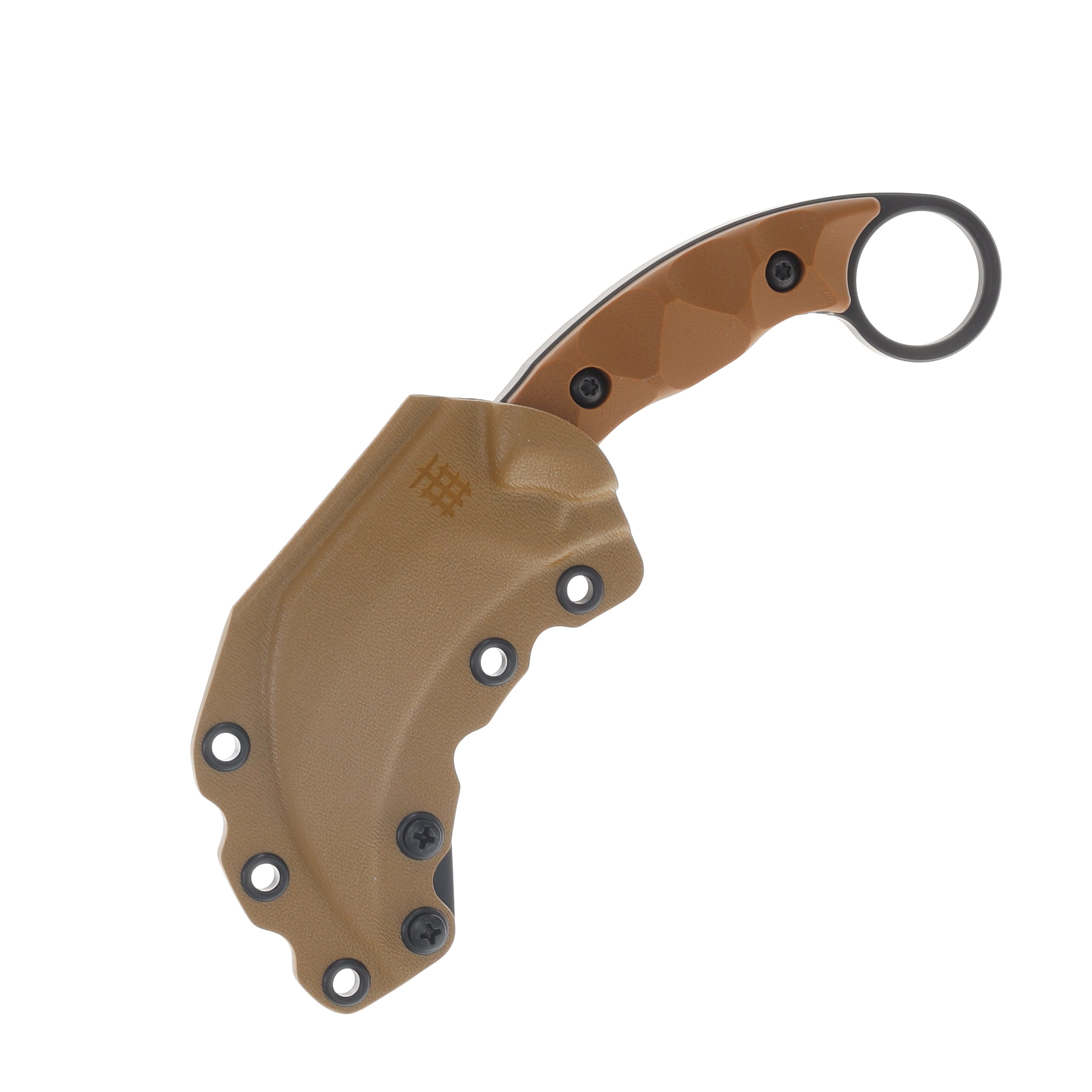Halfbreed Blades Close Quarters Combat Talon Fixed Blade Partially Serrated Dark Earth CQB02PSDEK340 View 3