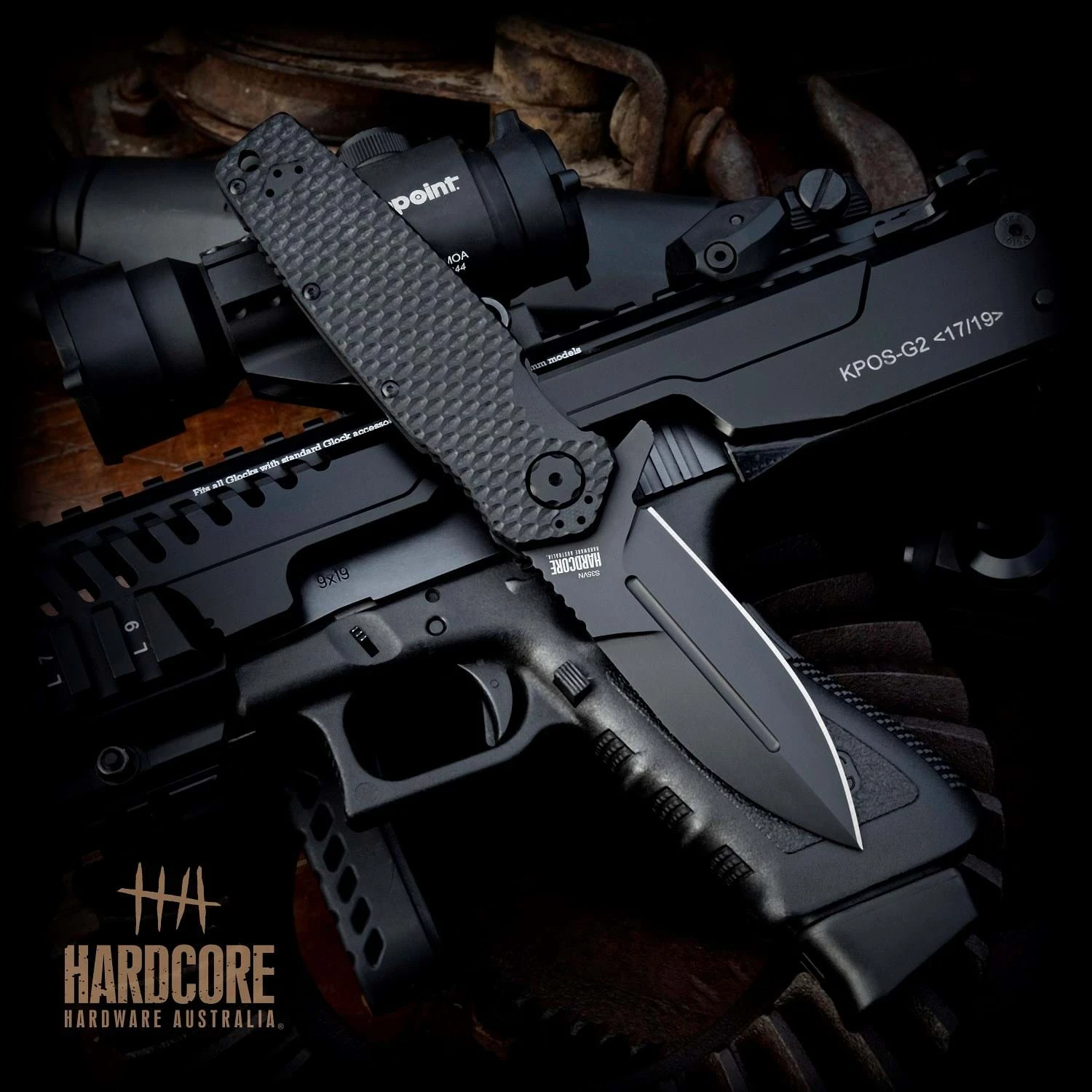HHA MILSPEC Folder Series - Spear Point/ Black/S35VN MILF05BLK View 11