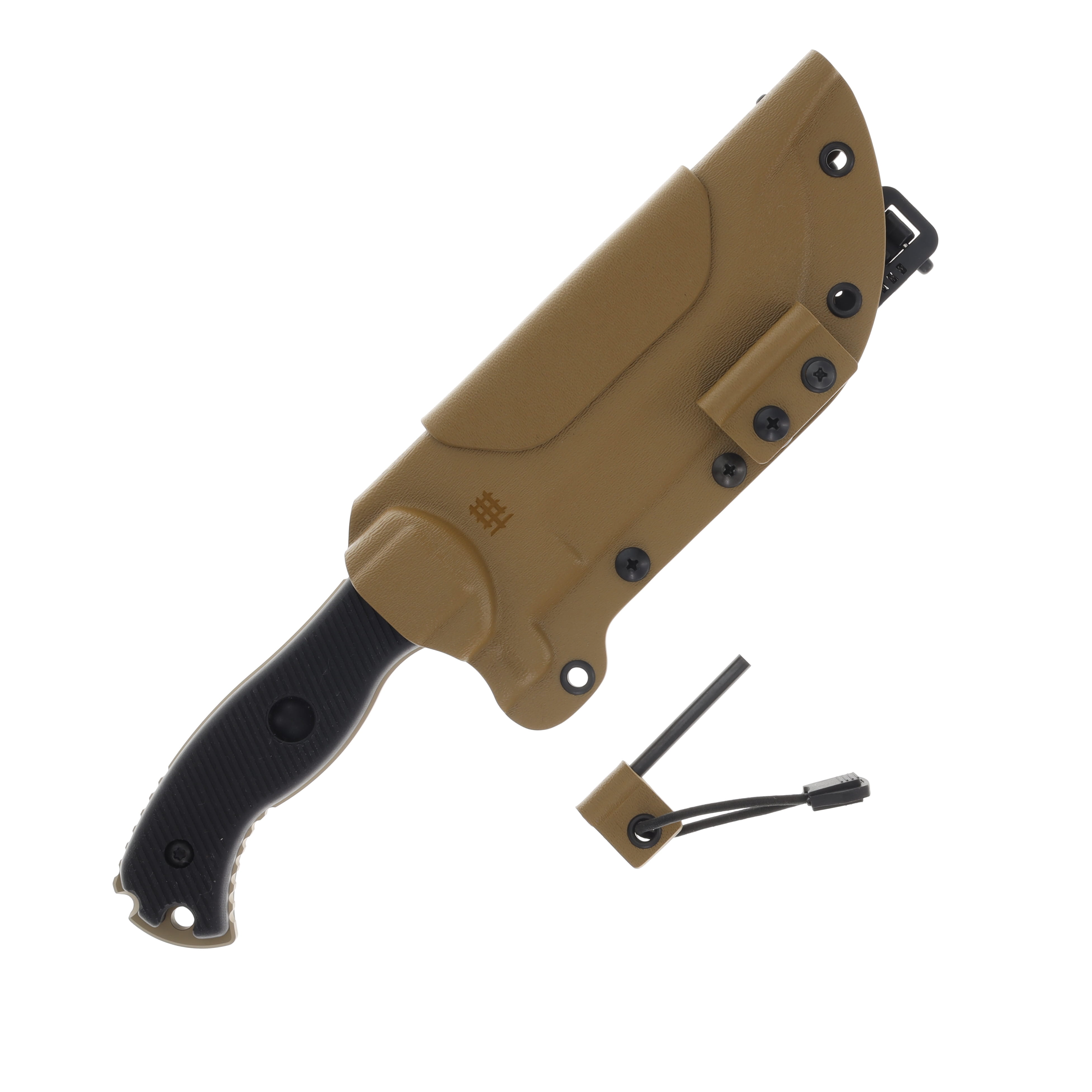Halfbreed Large Bush Knife Gen 2 5.7in Plain Dark Earth Modified Drop Point LBK01DEG2K340 View 3