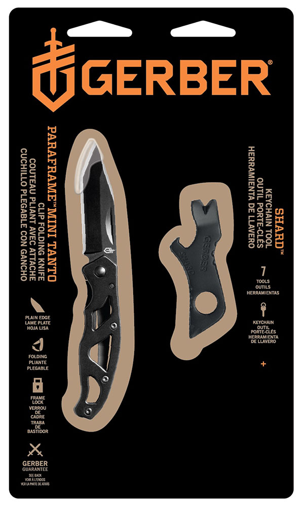 Gerber Paraframe Mini Tanto & Shard Combo G4140 - Smoky Mountain