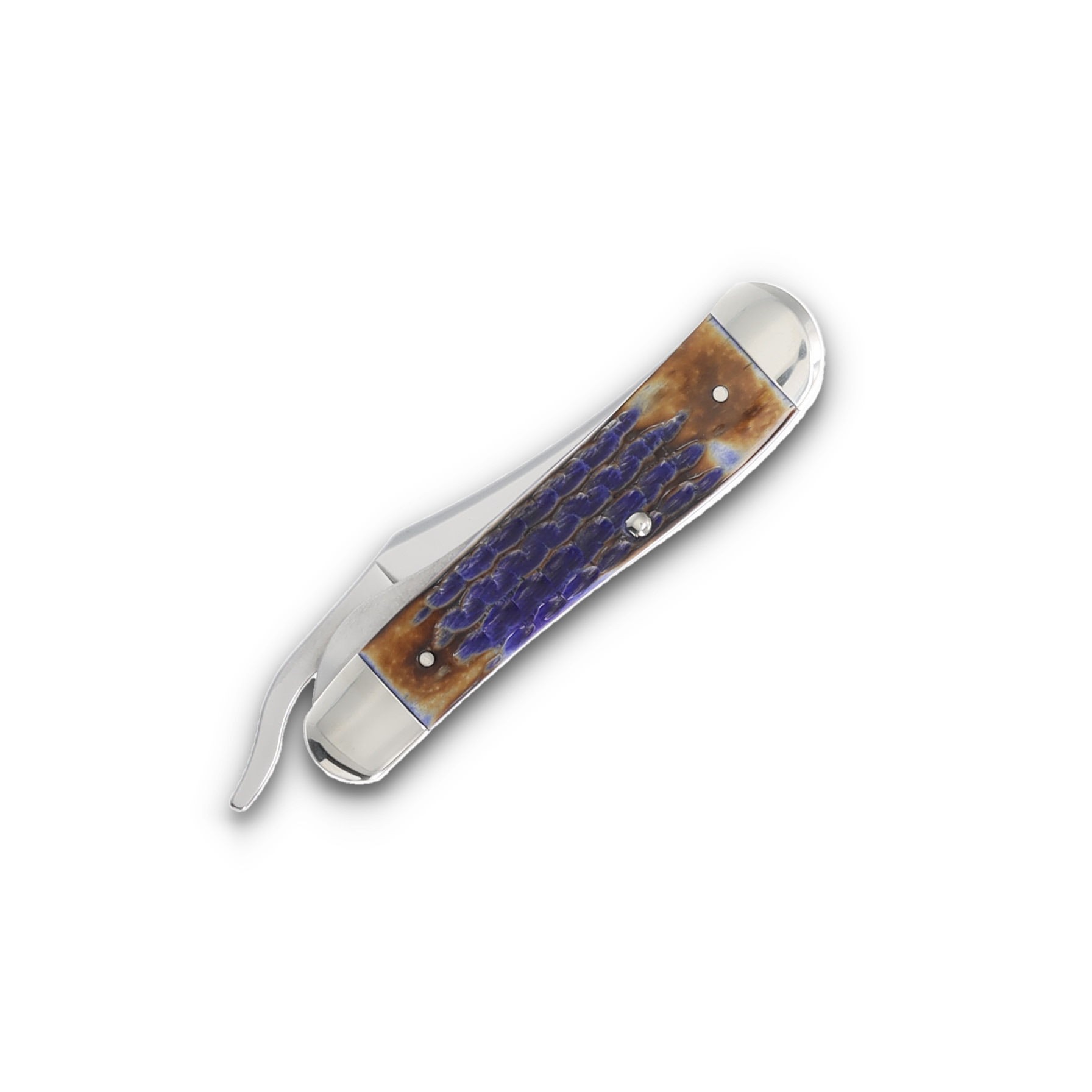 Case XX SMKW Exclusive Peanut Butter Jelly Bone PB&J RussLock Folding Knife CA39432 View 6