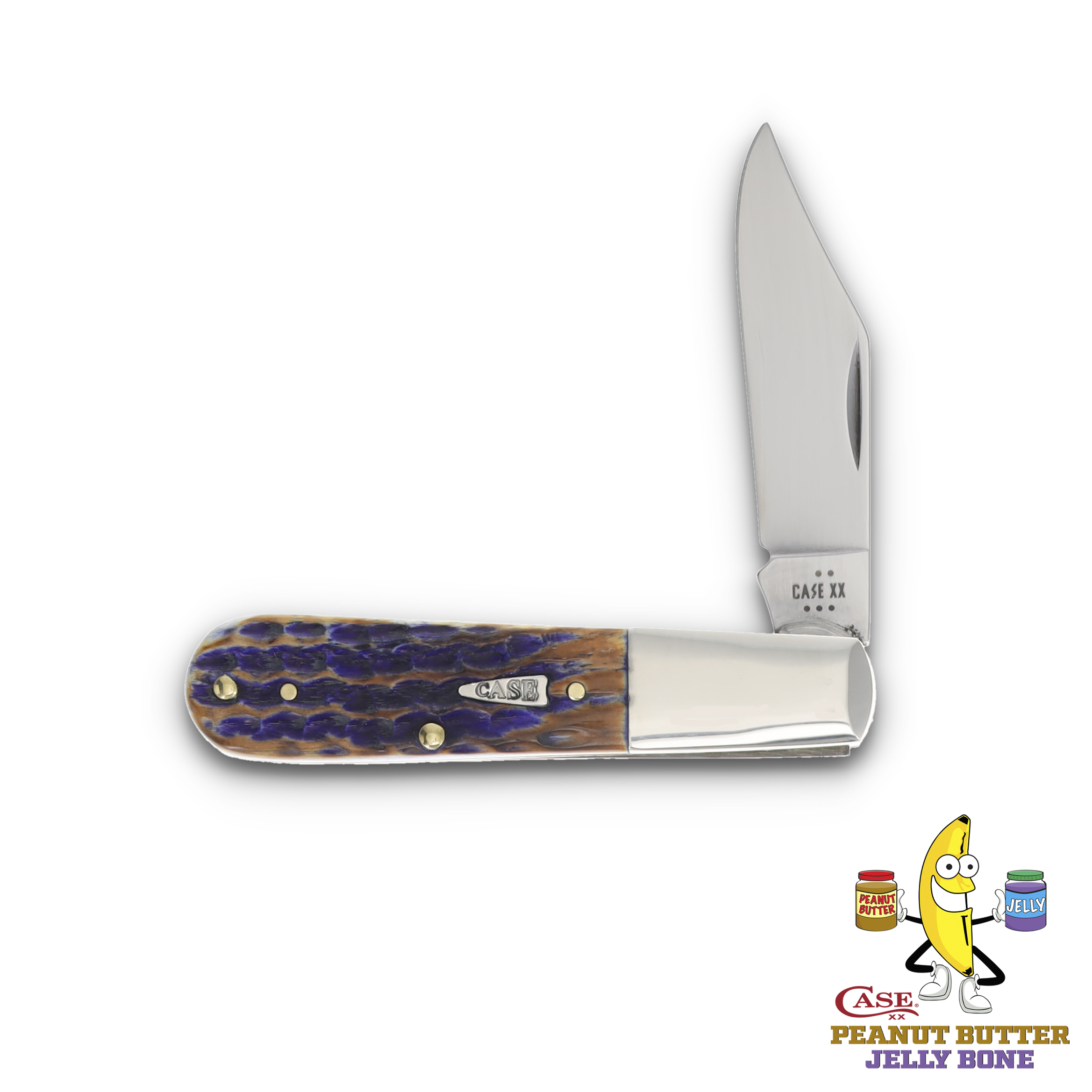 Case XX SMKW Exclusive PB&J One-Blade Barlow Folding Knife CA39440 View 1