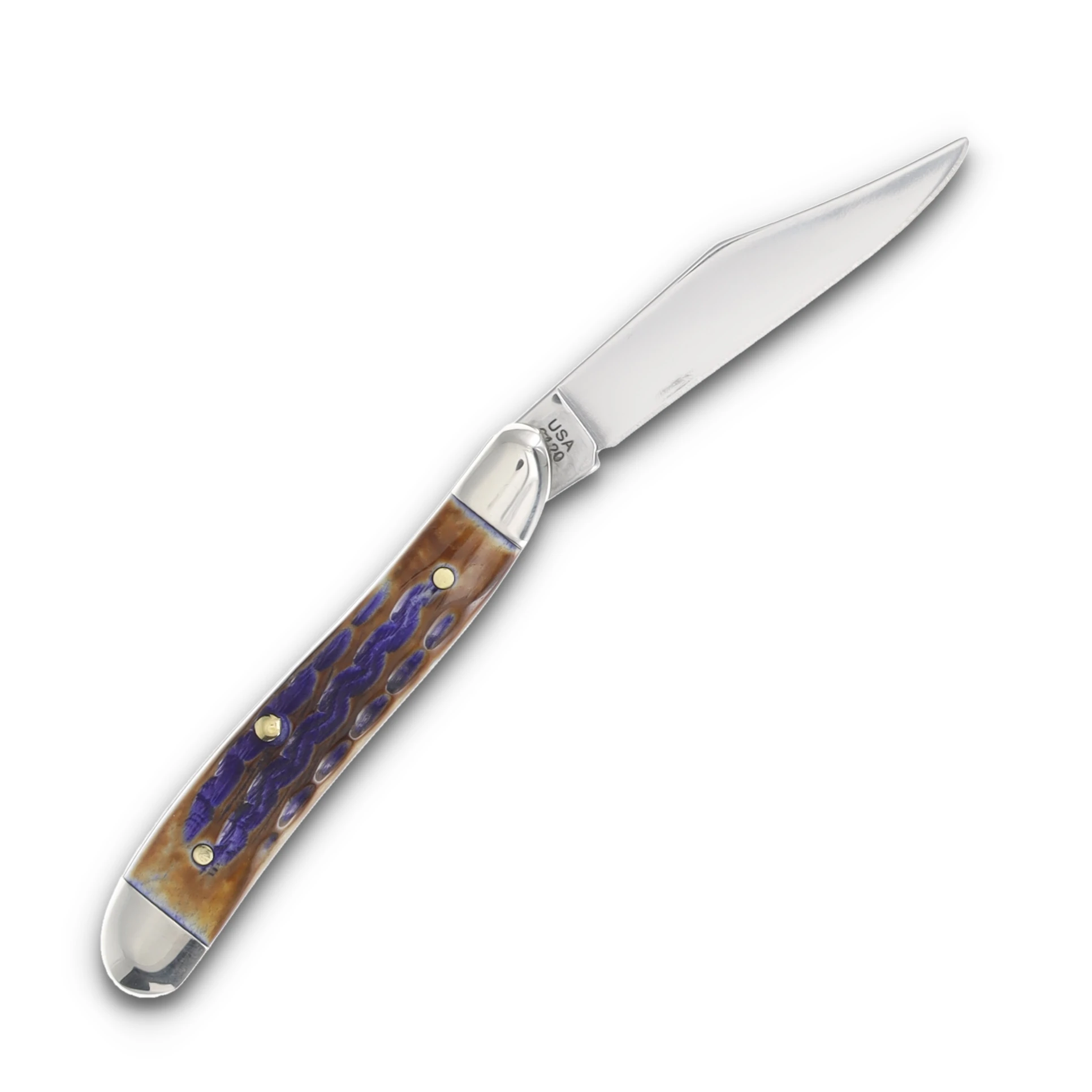 Case XX SMKW Exclusive PB&J One-Blade Peanut Folding Knife CA39442 View 4