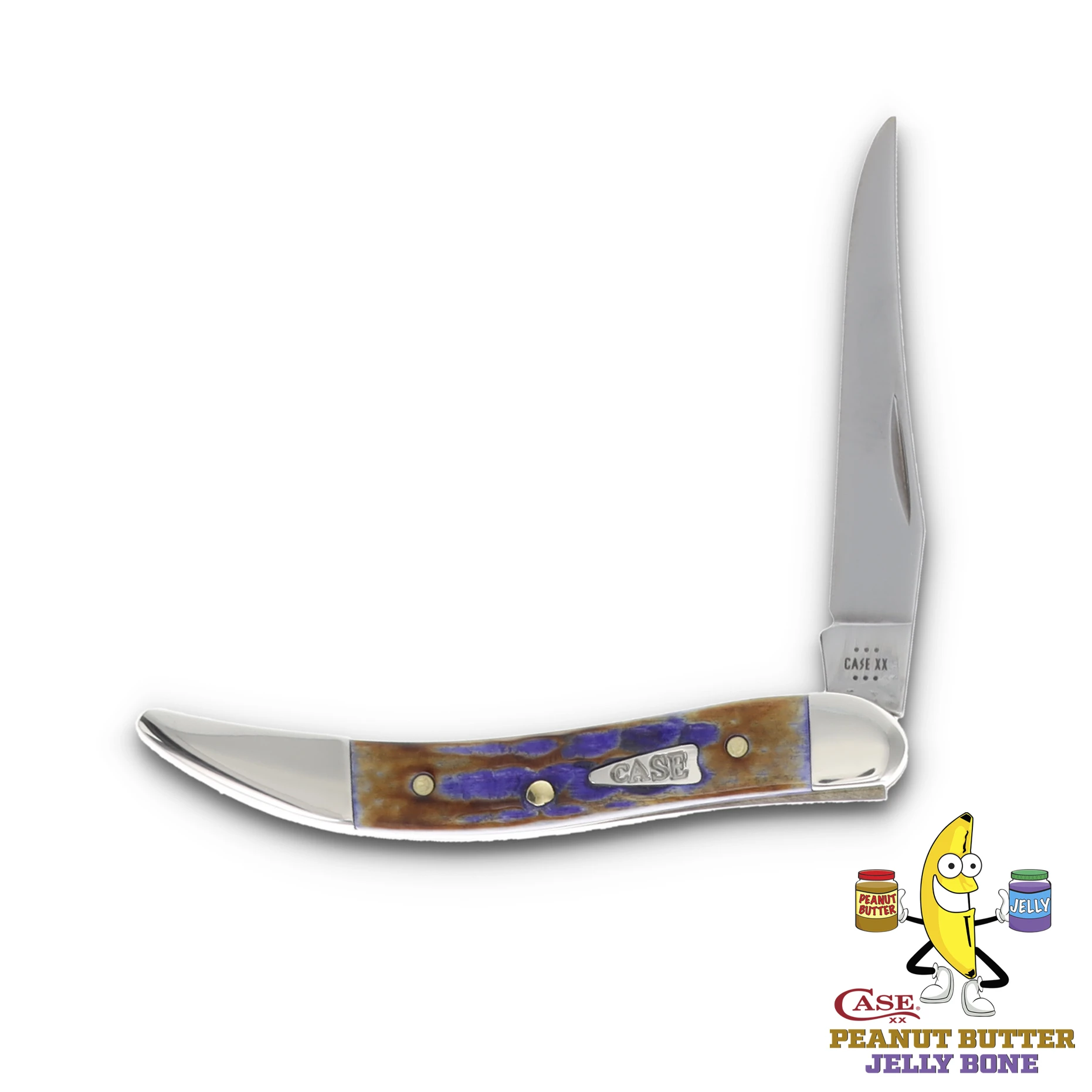 Case XX SMKW Exclusive PB&J Small Texas Toothpick Folding Knife CA39443 View 1