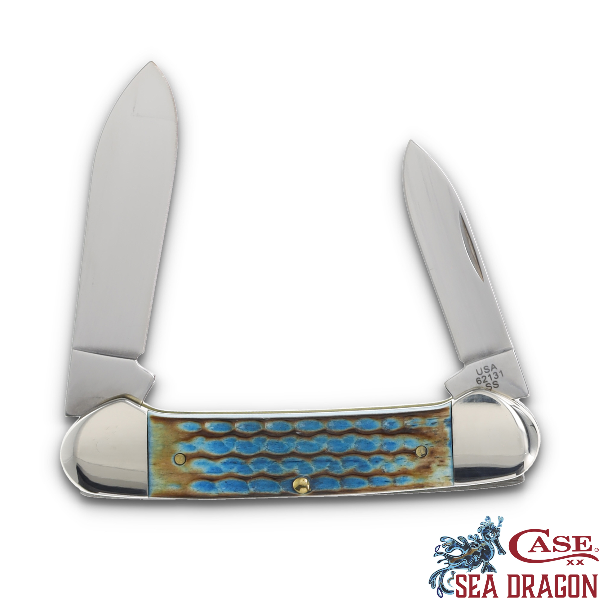 Case XX SMKW Exclusive Sea Dragon Canoe Pocket Knife CA25233 View 2