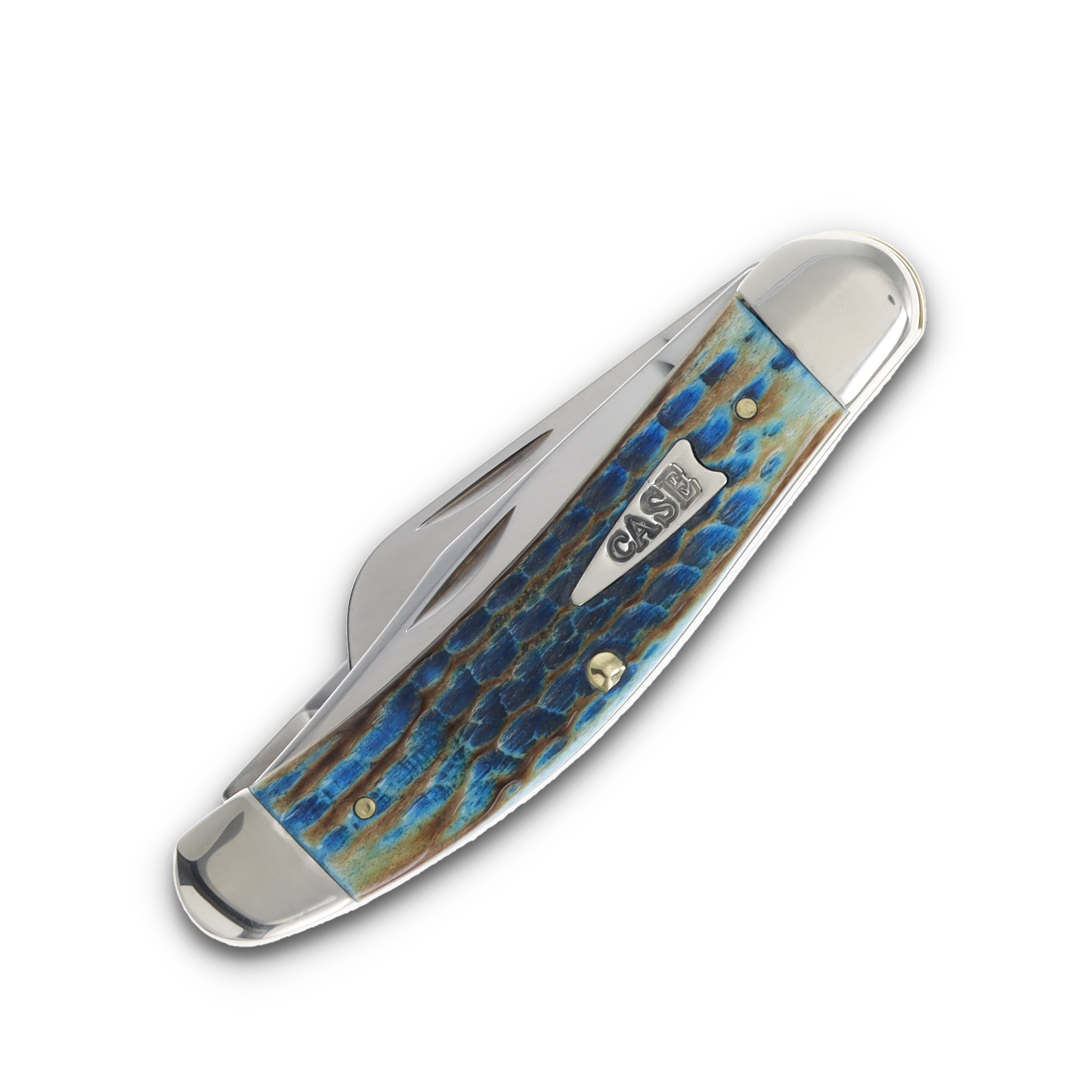 Case XX SMKW Exclusive Sea Dragon Sowbelly Stockman Folding Knife View 3