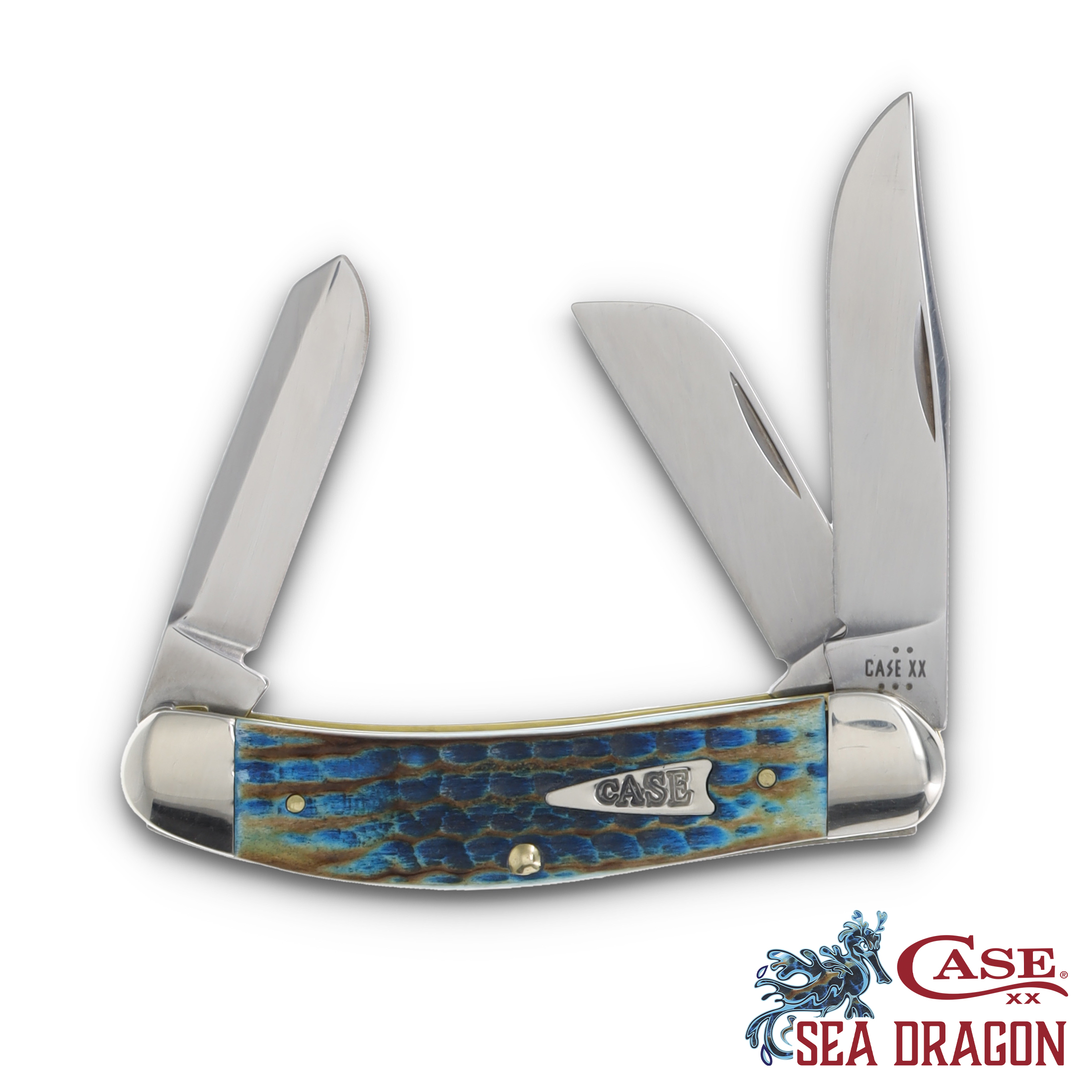 Case XX SMKW Exclusive Sea Dragon Sowbelly Stockman Folding Knife