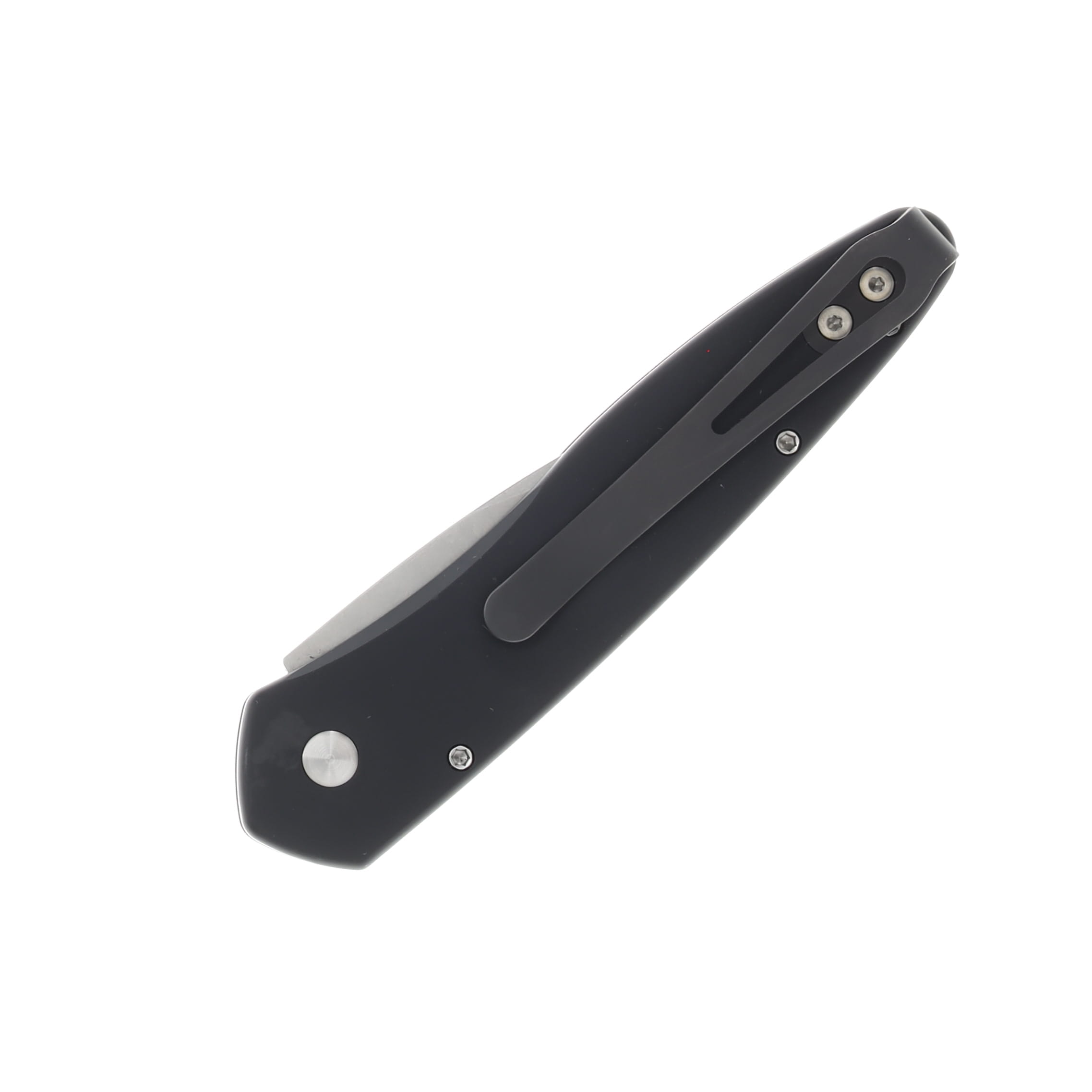 Pro Tech Knives Half-Breed Auto Tuxedo 2.0in Stonewash Spear Point Blade AUPT3651 View 2