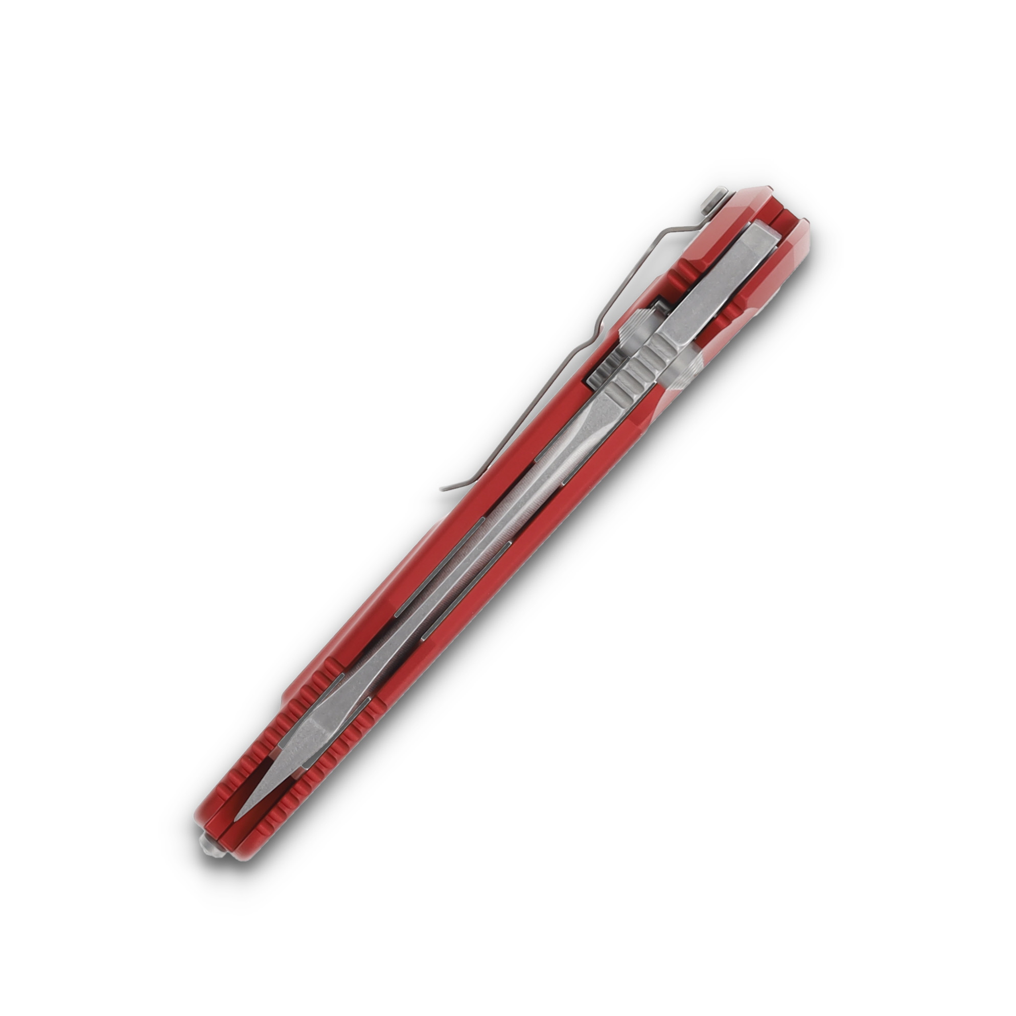 Microtech Socom Elite Stonewash Part Serrated Red AUMT16111RD View 8