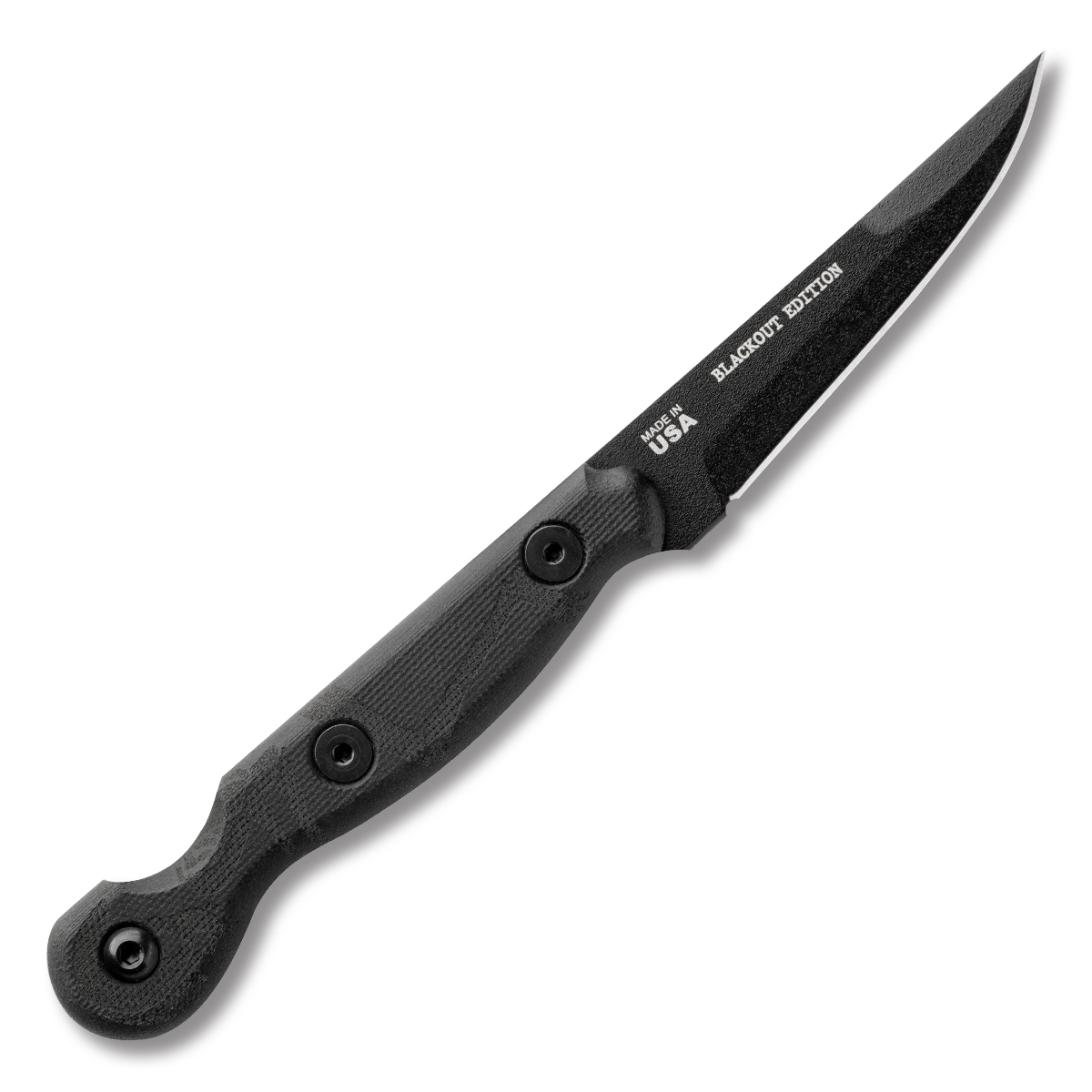TOPS Knives El Pionero Blackout Edition Fixed Blade 3.38in Straight-back Blade TPELPO-02 View 6