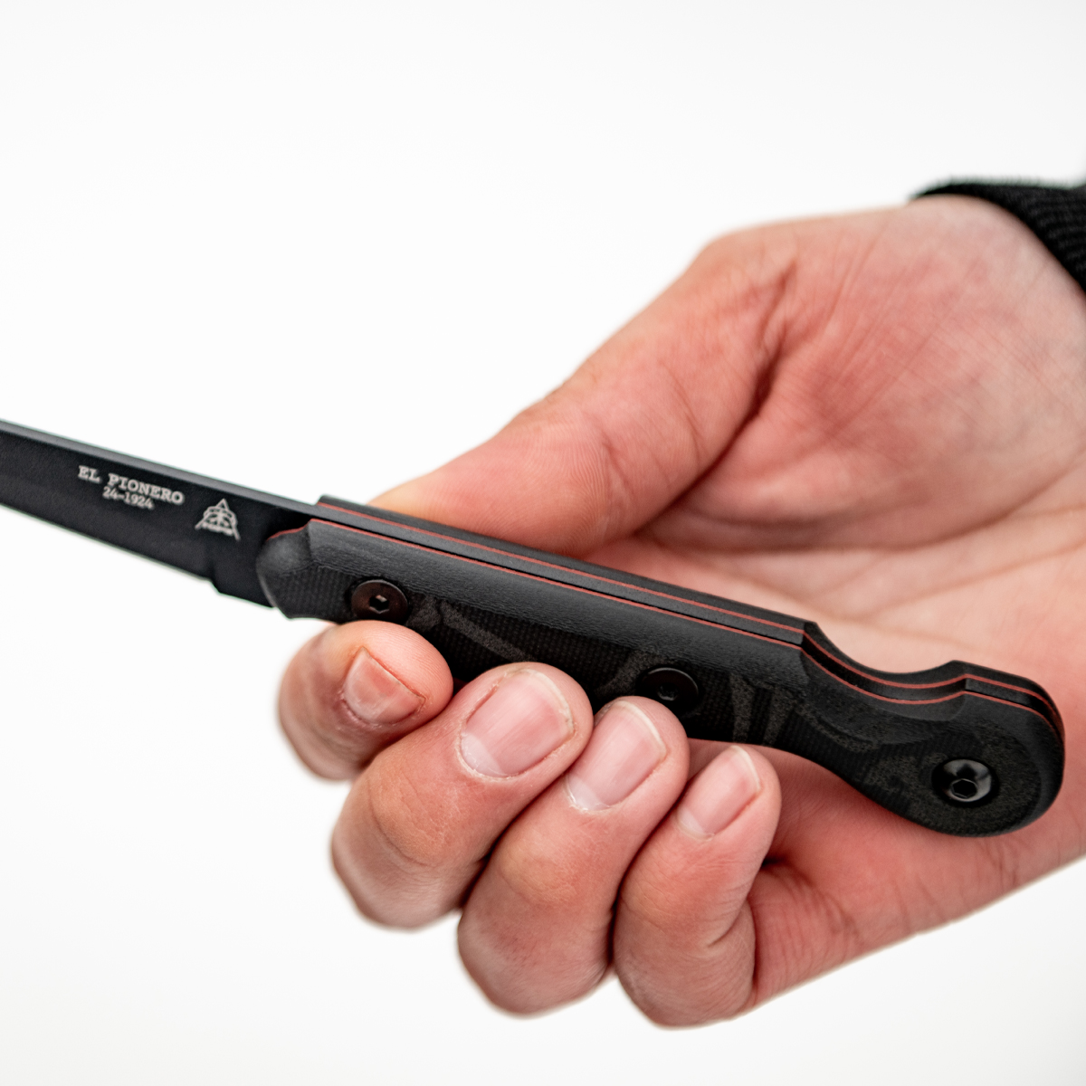 TOPS Knives El Pionero Blackout Edition Fixed Blade 3.38in Straight-back Blade TPELPO-02 View 10