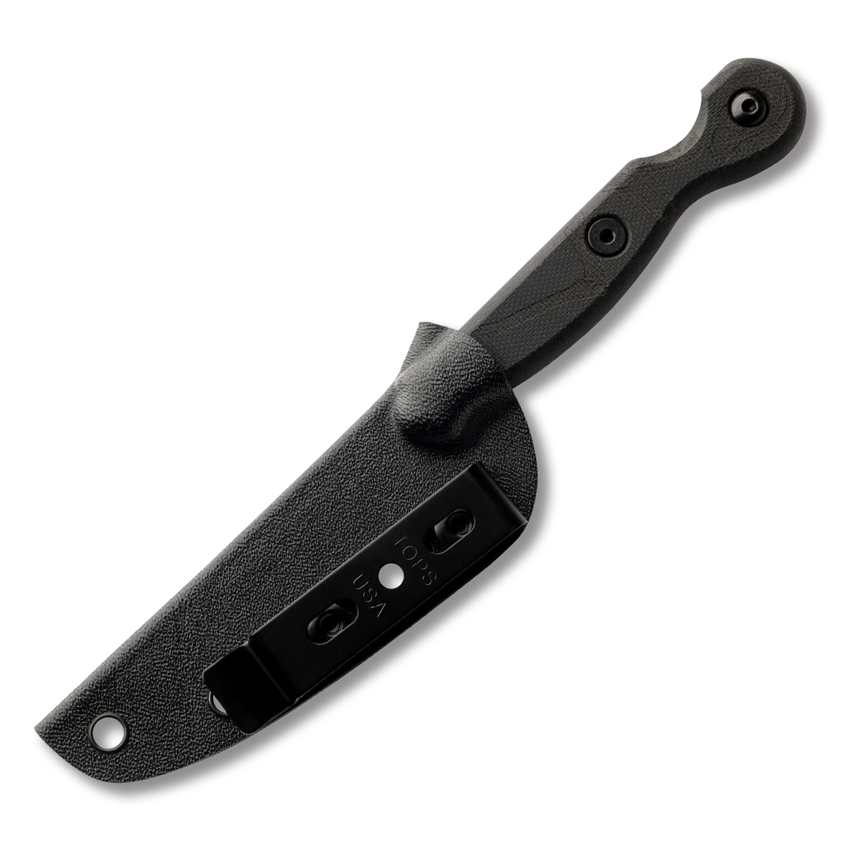 TOPS Knives El Pionero Blackout Edition Fixed Blade 3.38in Straight-back Blade TPELPO-02 View 8