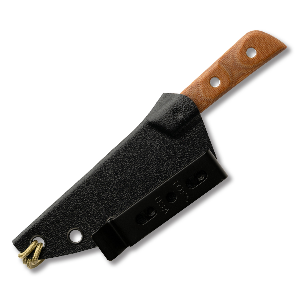 TOPS Knives Frog Market Special Mini Fixed Blade 3.25in Trailing Point TPFMSM-01 View 8