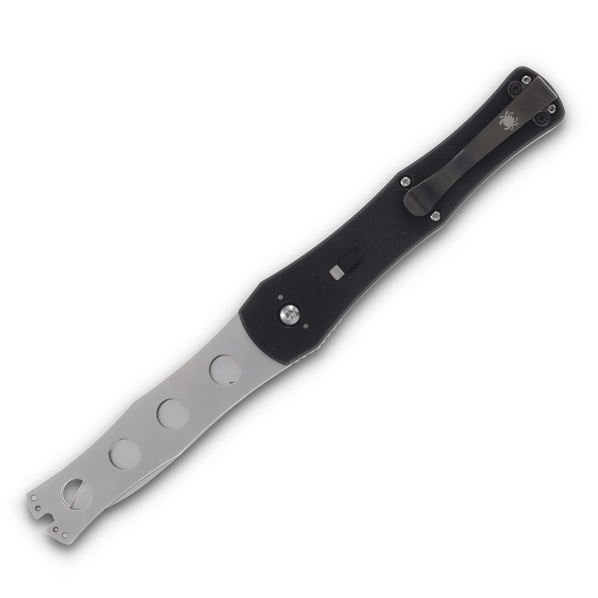 Spyderco Janisong Folding Knife 3.28 Inch Plain Satin Spear Point SPC191GP View 7