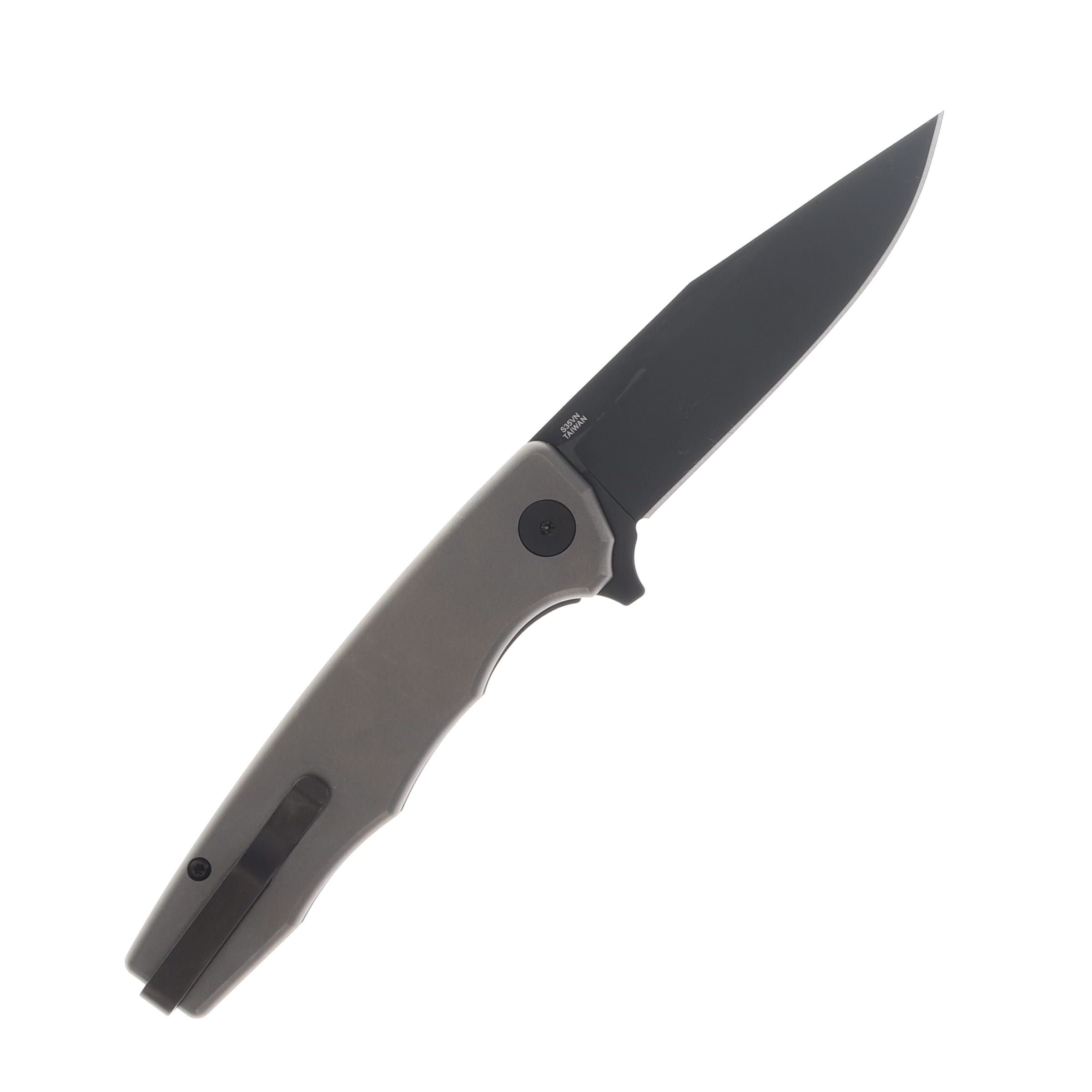 Ocaso Knives Strategy Titanium Handle Black PVD S35VN Blade 29TIB View 2