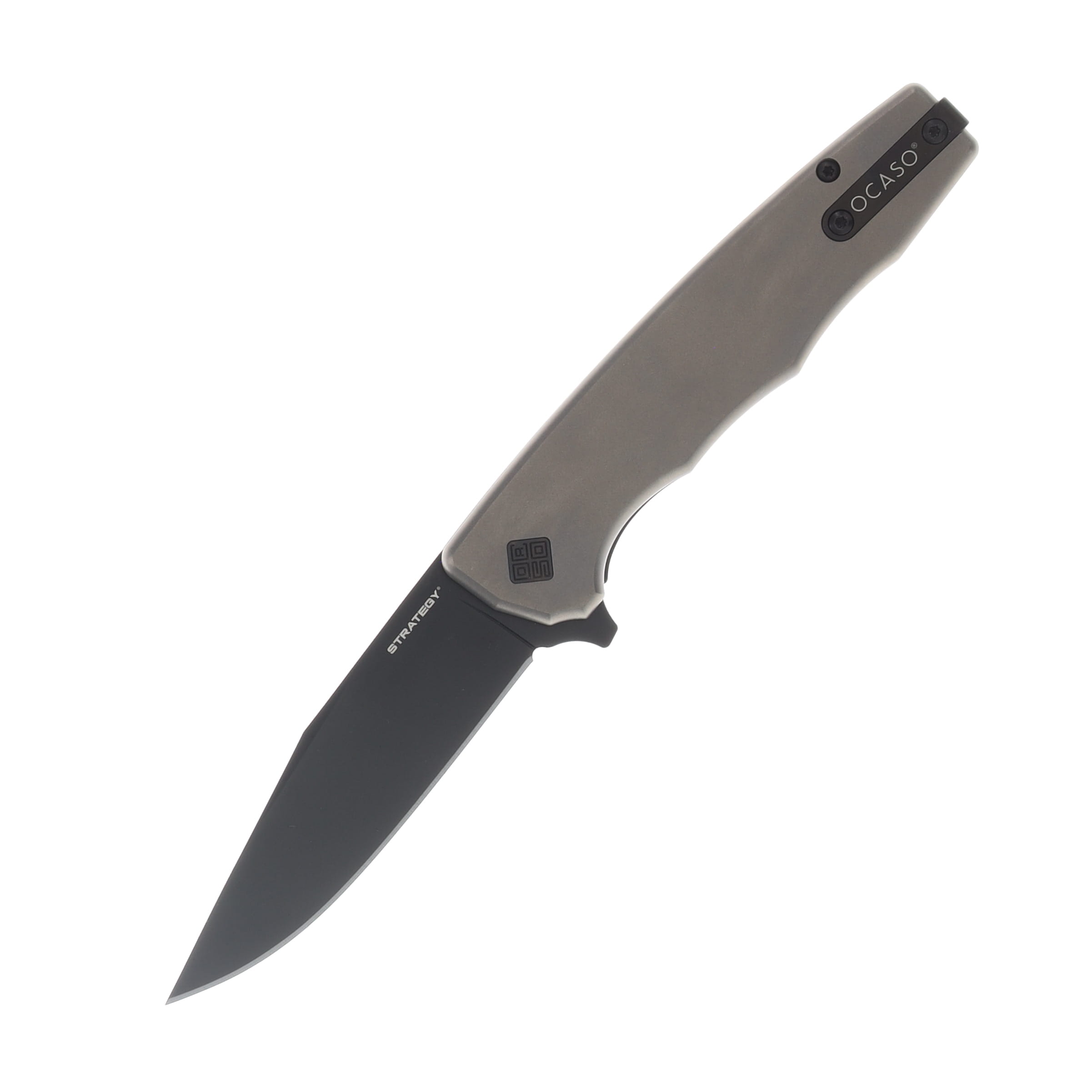 Ocaso Knives Strategy Titanium Handle Black PVD S35VN Blade 29TIB View 1