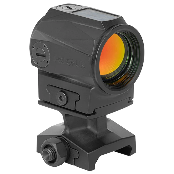 Holosun SCRS Red Dot 1x20mm 2 MOA Red Dot Multi-Reticle Black Anodized Aluminum Housing Solar Charging Aspheric Sight View 2