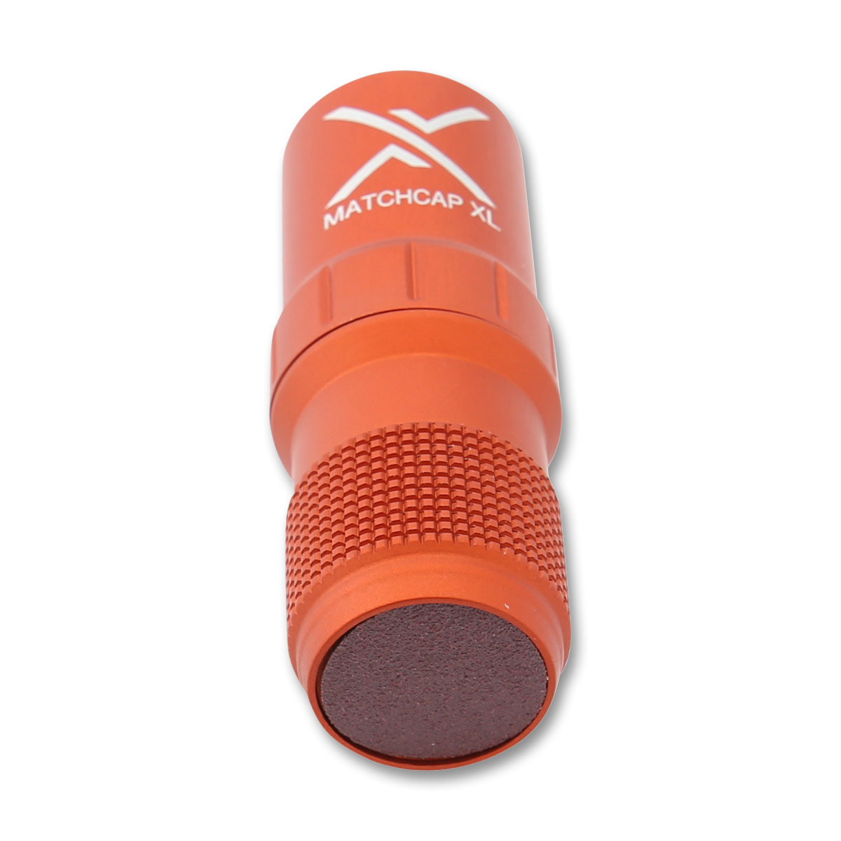 Exotac Orange Machcap XL Match Case and Striker 004100ORG View 4