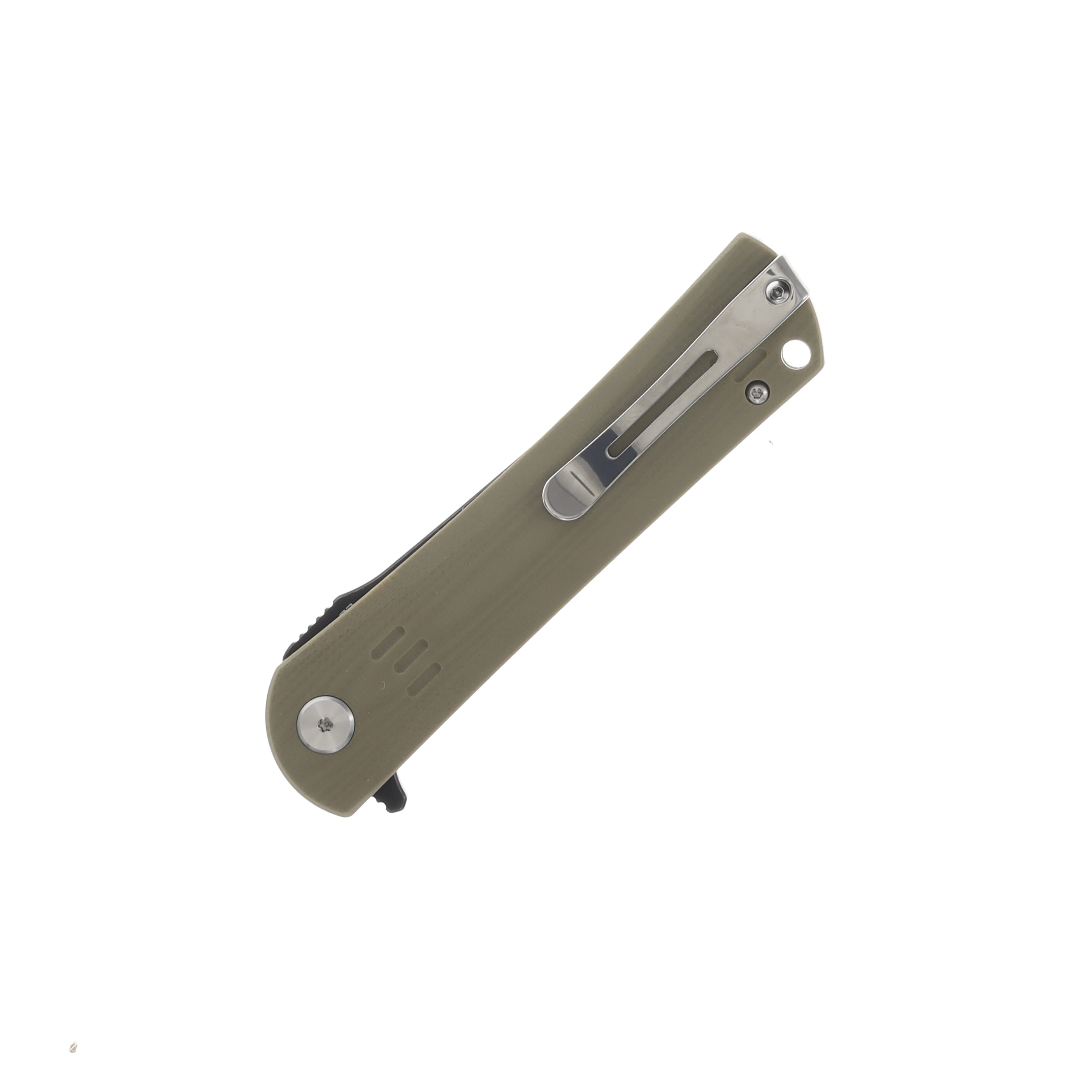 Bestech Knives Kendo Beige G10 Folding Knife 3.5in Satin Black Tanto Blade BG06C-2 View 2