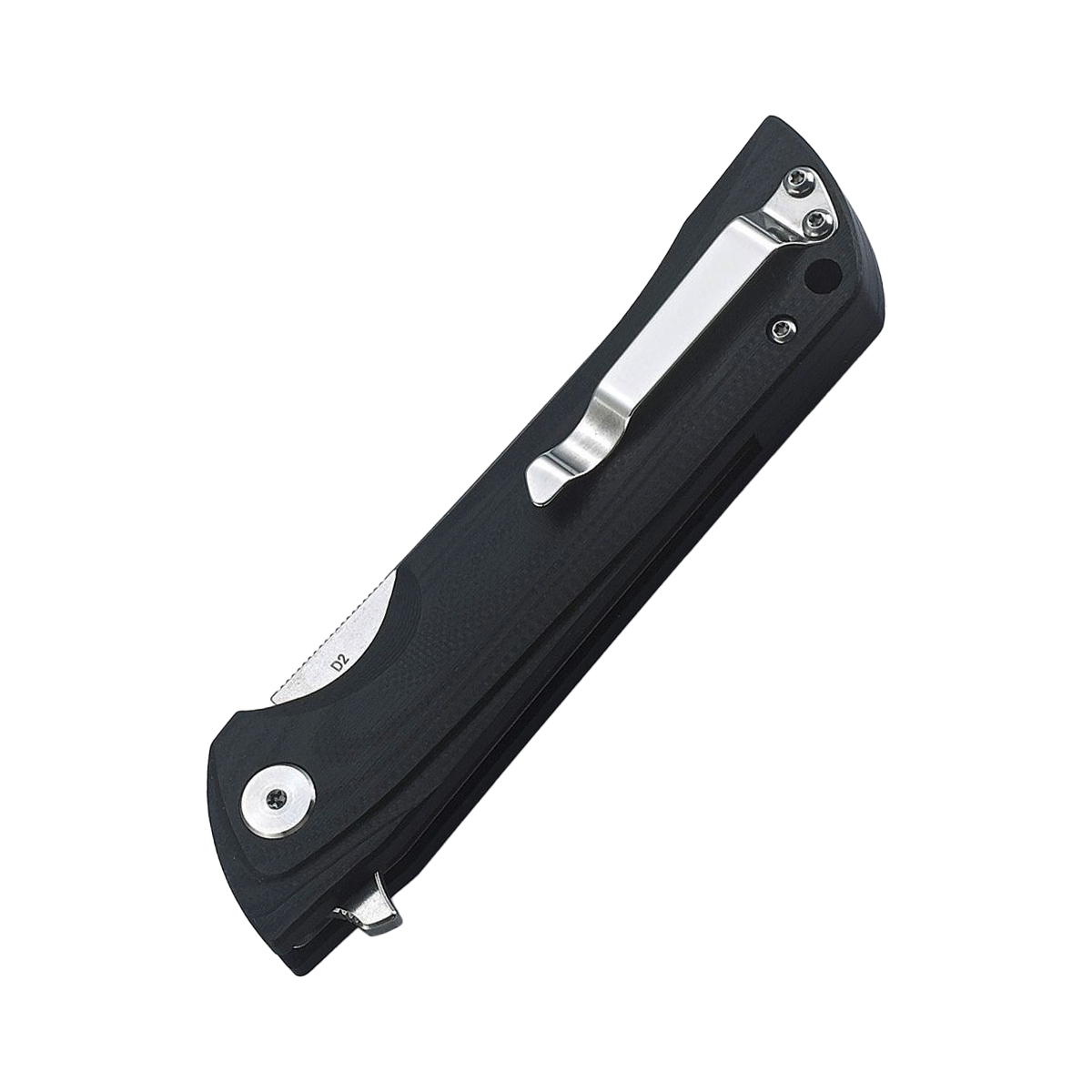 Bestech Paladin Folding Knife Black G10 3.6in Plain Two-Tone Drop Point BG13A-1 View 2